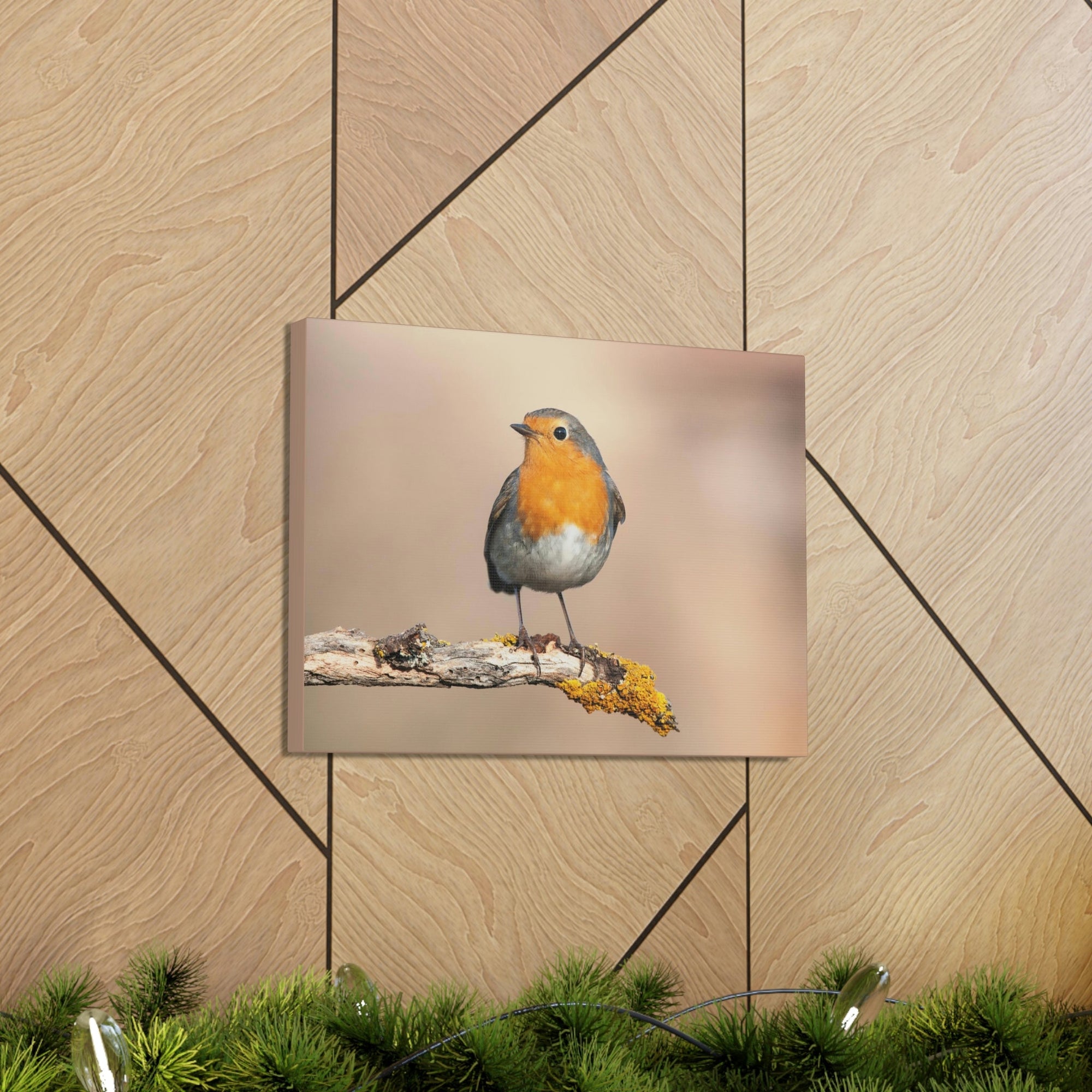 Scripture Walls Majestic Robin Art Majestic Robin Print Animal Wall Art Wildlife Canvas Prints Wall Art Ready to Hang Unframed-Express Your Love Gifts