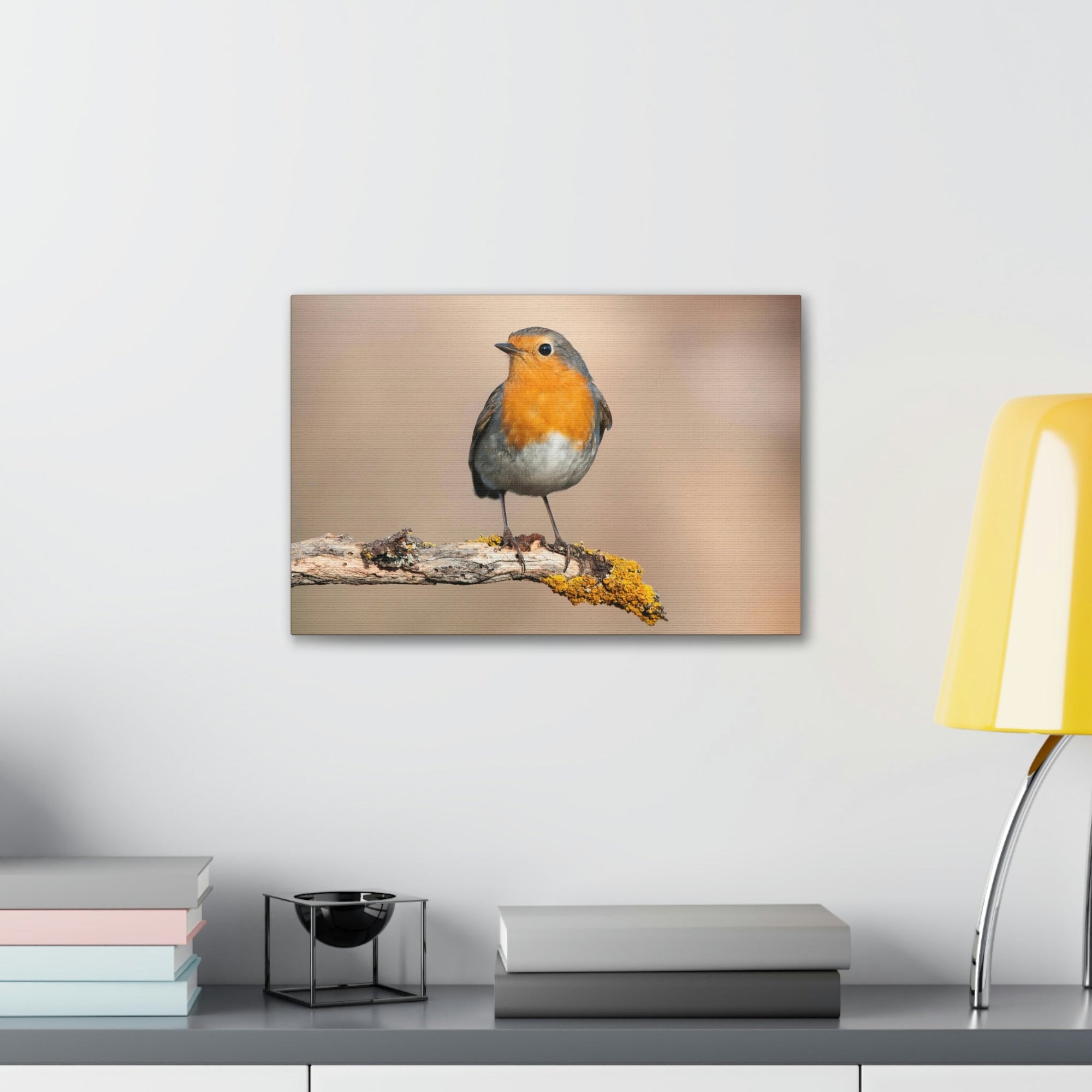 Scripture Walls Majestic Robin Art Majestic Robin Print Animal Wall Art Wildlife Canvas Prints Wall Art Ready to Hang Unframed-Express Your Love Gifts