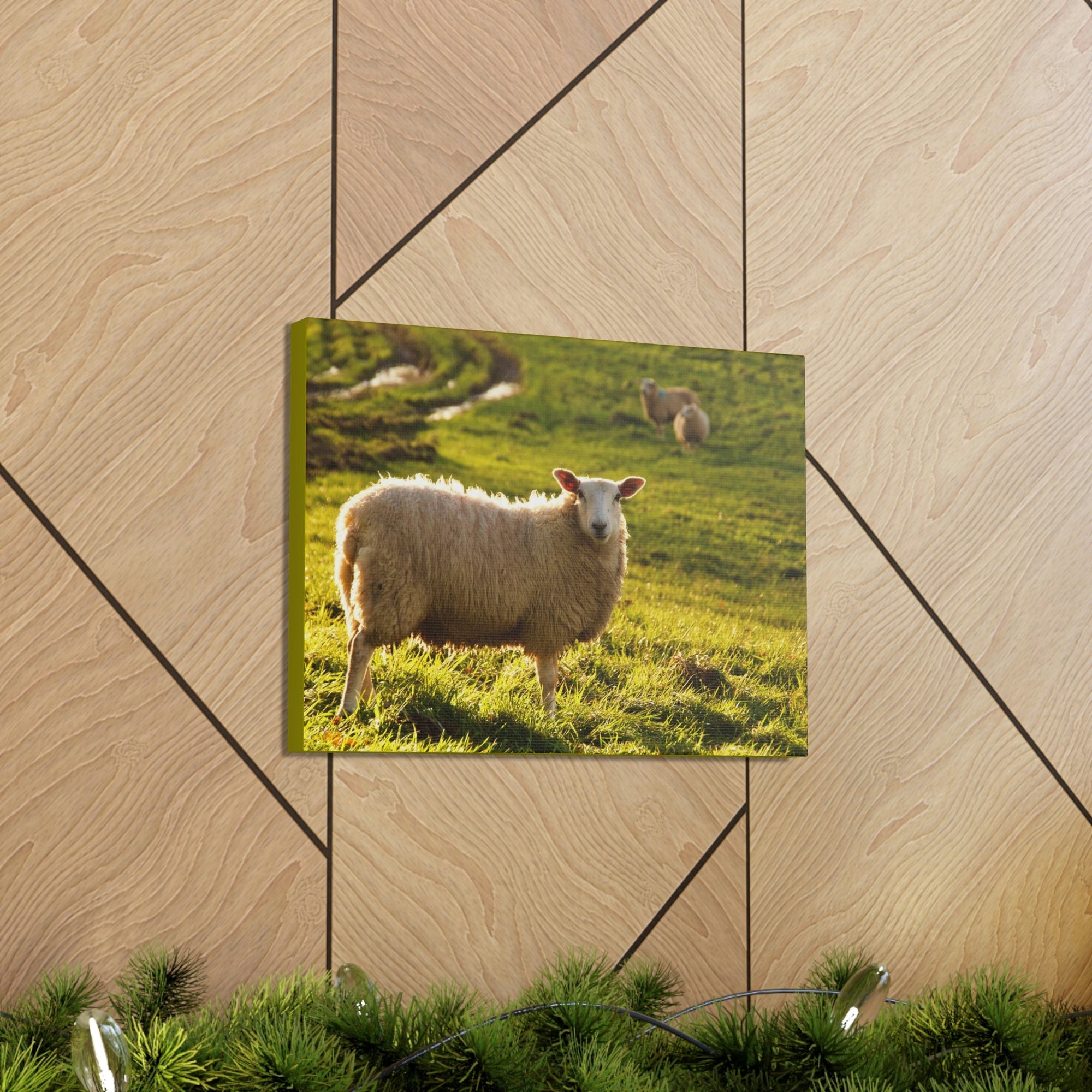 Scripture Walls Majestic Sheep Art Majestic Sheep Print Animal Wall Art Wildlife Canvas Prints Wall Art Ready to Hang Unframed-Express Your Love Gifts