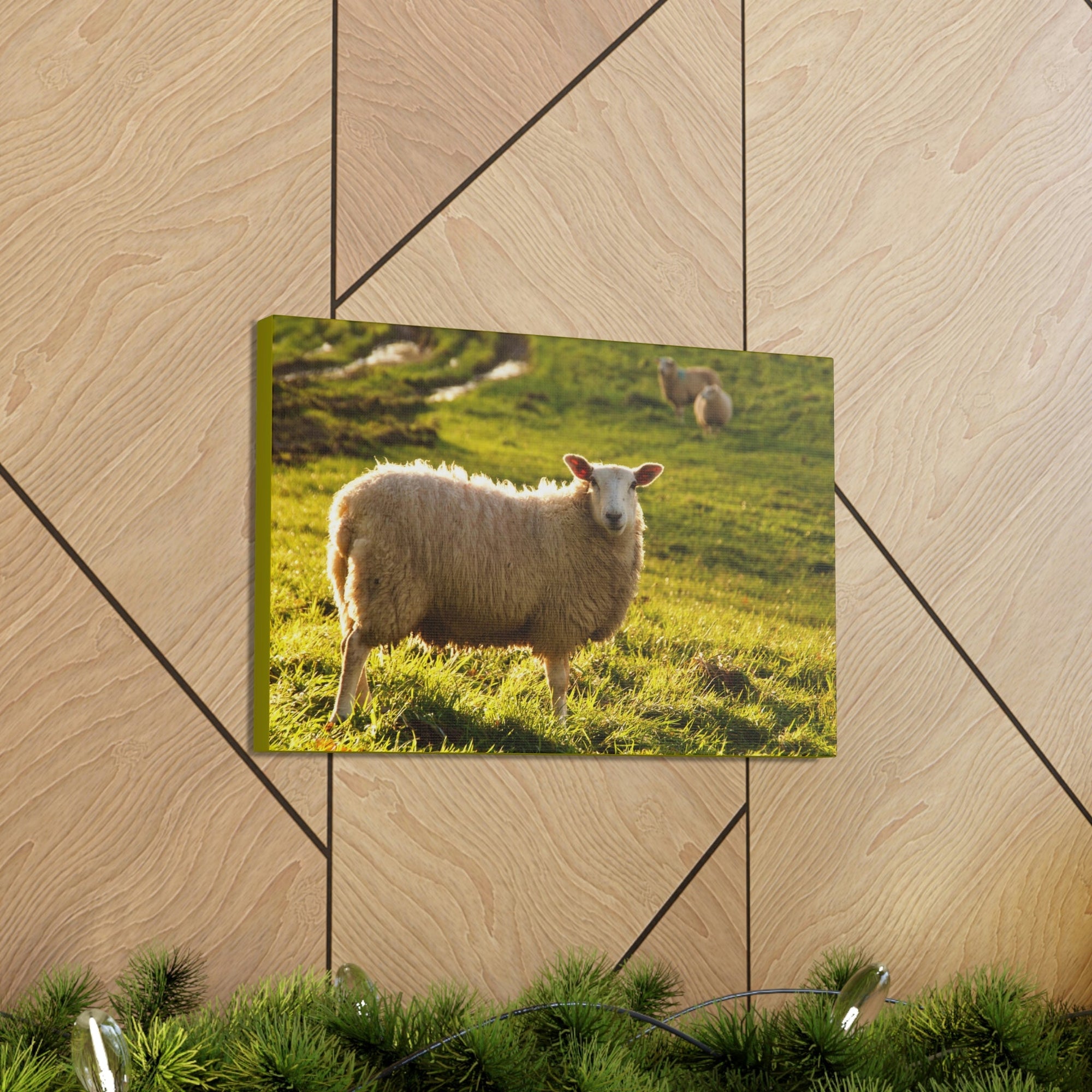 Scripture Walls Majestic Sheep Art Majestic Sheep Print Animal Wall Art Wildlife Canvas Prints Wall Art Ready to Hang Unframed-Express Your Love Gifts