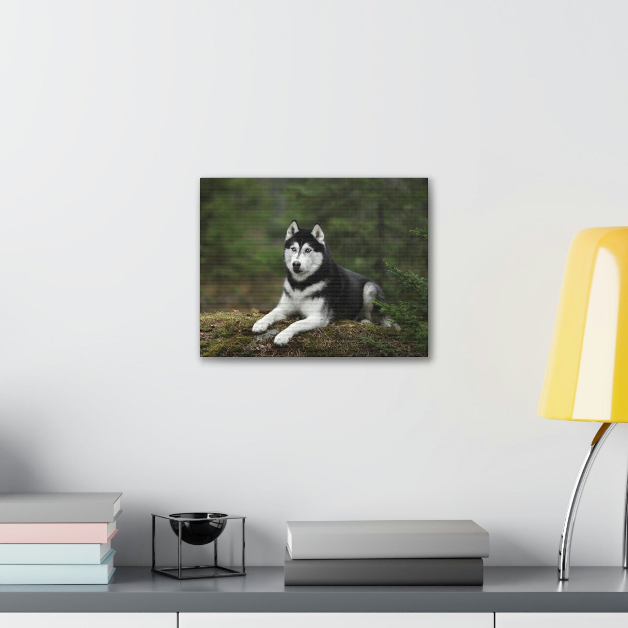 Scripture Walls Majestic Siberian Husky Art Majestic Siberian Husky Print Animal Wall Art Wildlife Canvas Prints Wall Art Ready to Hang Unframed-Express Your Love Gifts