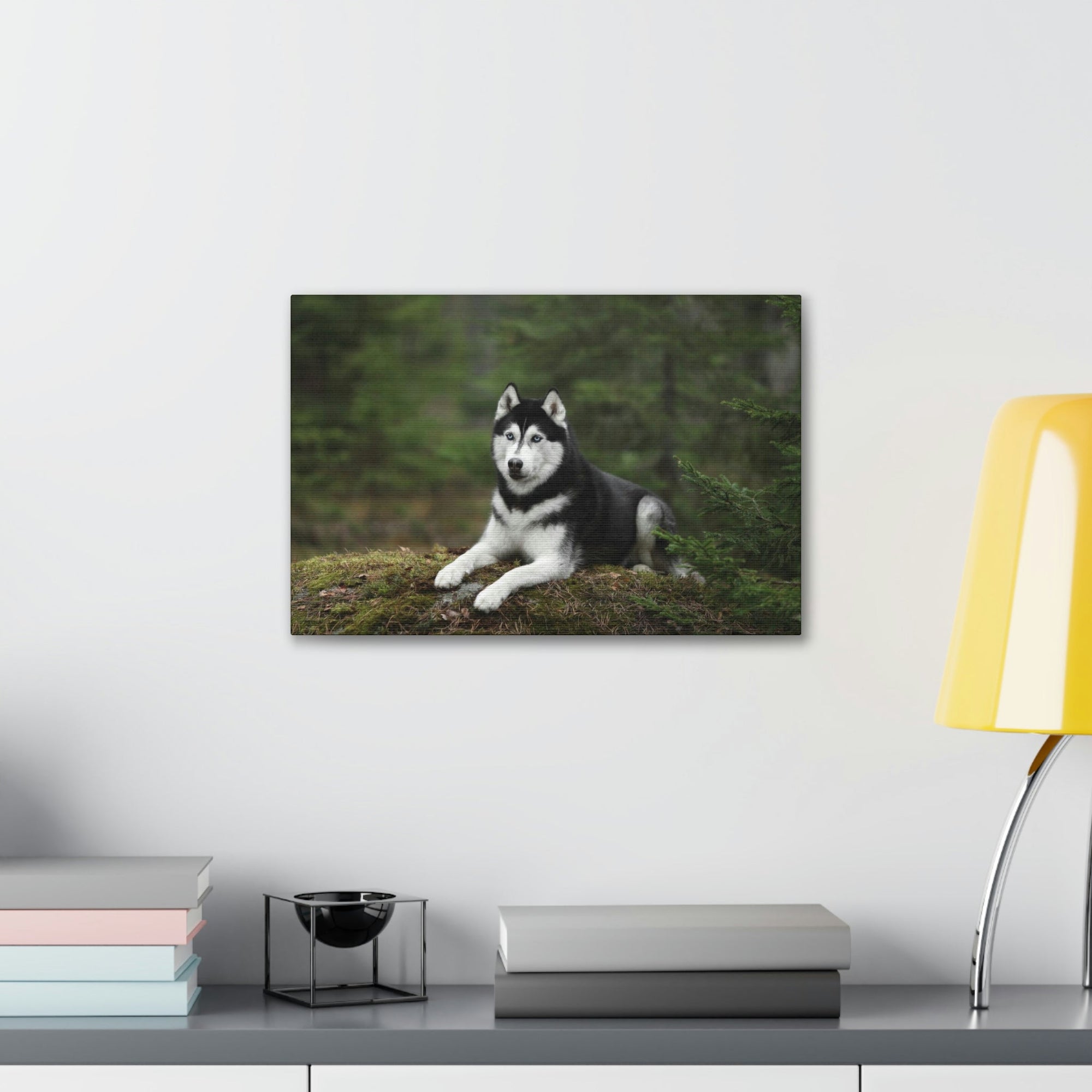 Scripture Walls Majestic Siberian Husky Art Majestic Siberian Husky Print Animal Wall Art Wildlife Canvas Prints Wall Art Ready to Hang Unframed-Express Your Love Gifts