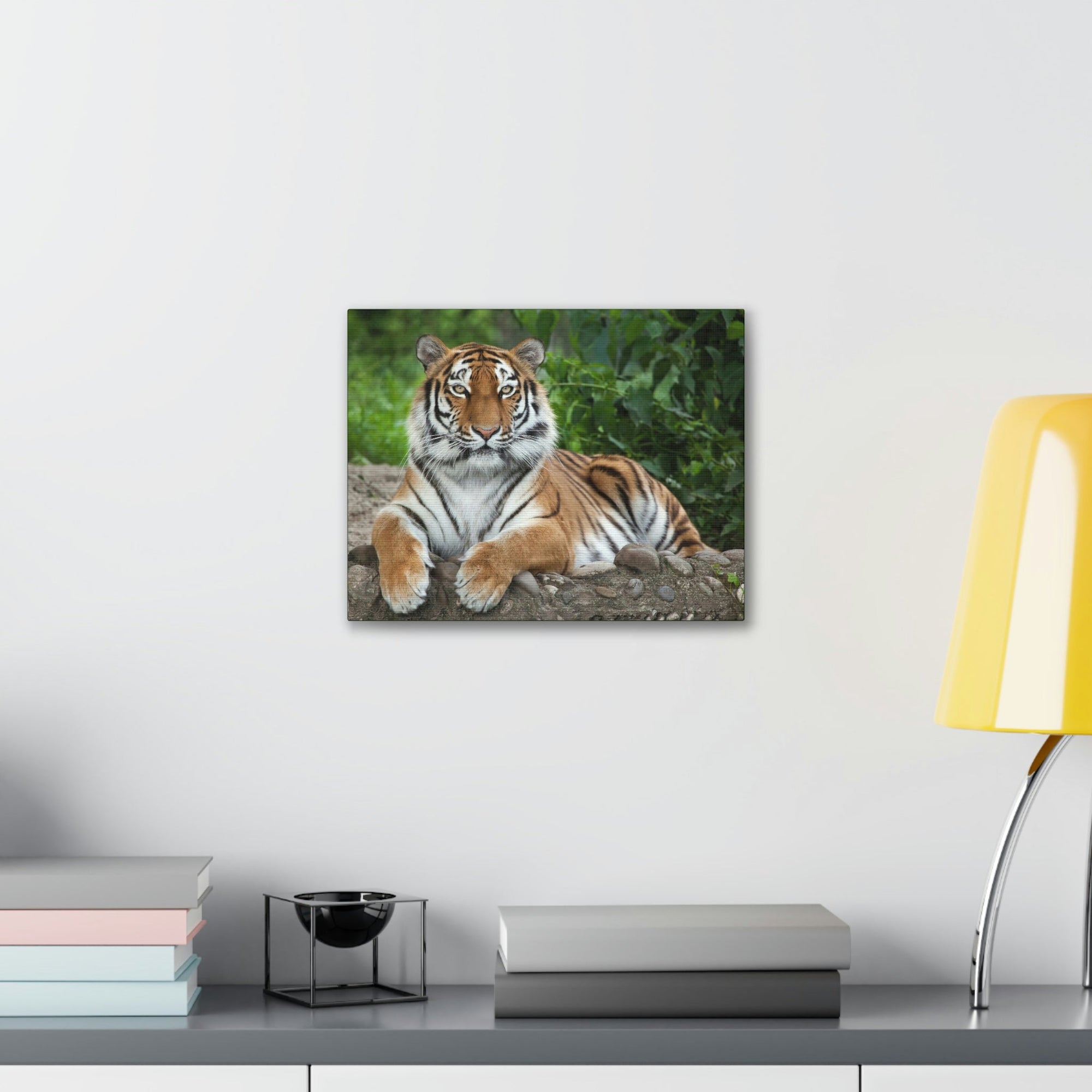 Scripture Walls Majestic Siberian Tiger Art Majestic Siberian Tiger Print Animal Wall Art Wildlife Canvas Prints Wall Art Ready to Hang Unframed-Express Your Love Gifts