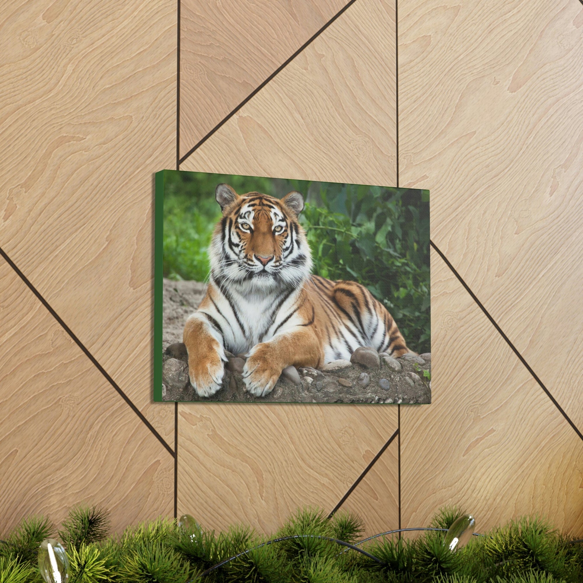 Scripture Walls Majestic Siberian Tiger Art Majestic Siberian Tiger Print Animal Wall Art Wildlife Canvas Prints Wall Art Ready to Hang Unframed-Express Your Love Gifts