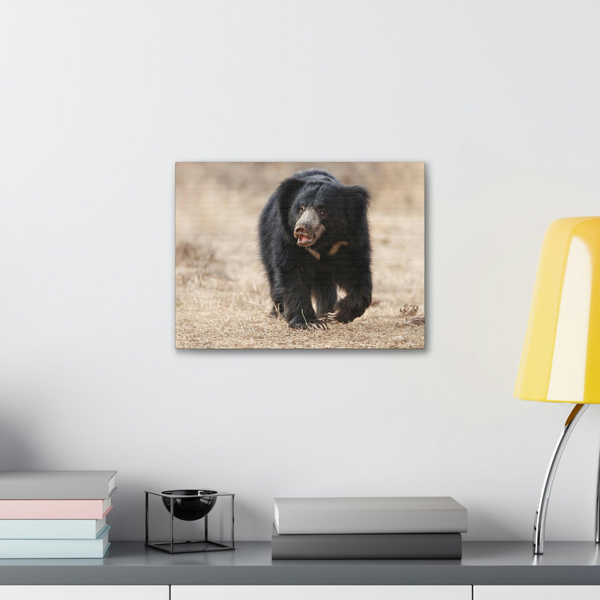 Scripture Walls Majestic Sloth Bear Art Majestic Sloth Bear Print Animal Wall Art Wildlife Canvas Prints Wall Art Ready to Hang Unframed-Express Your Love Gifts