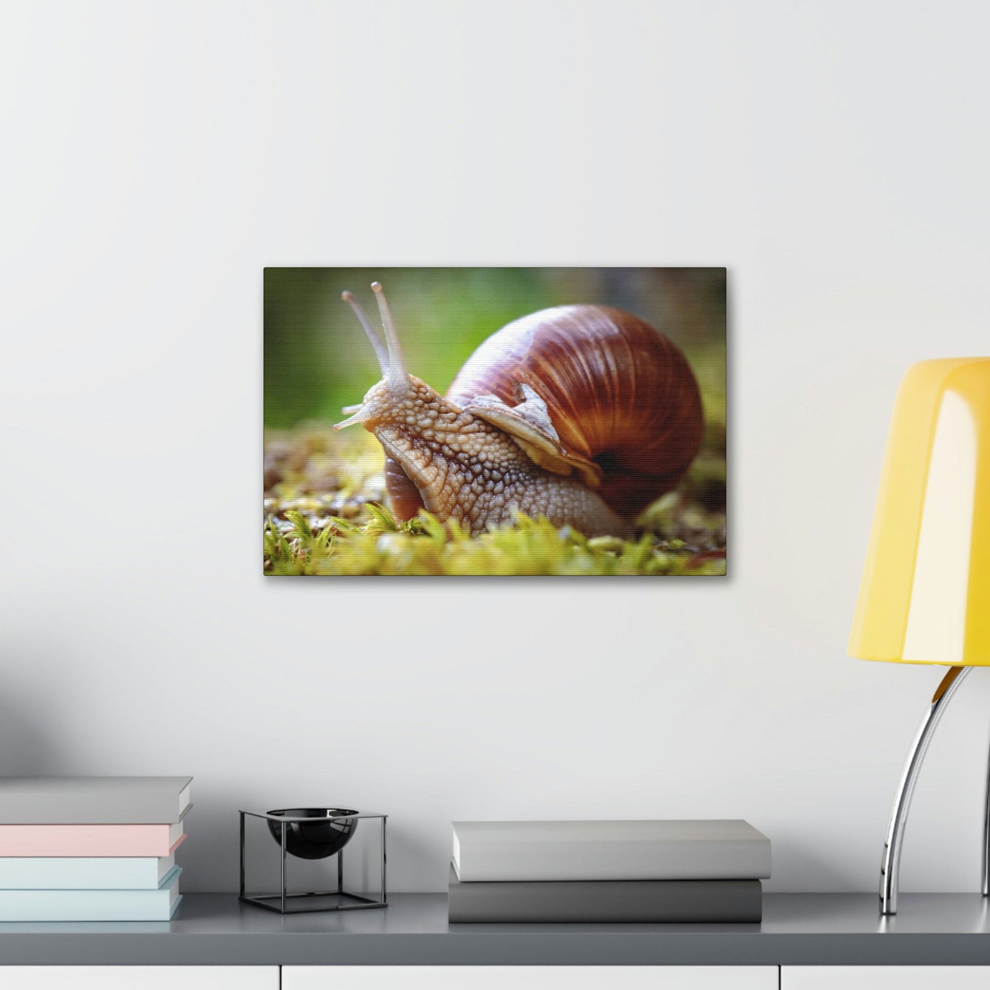 Scripture Walls Majestic Snails Art Majestic Snails Print Animal Wall Art Wildlife Canvas Prints Wall Art Ready to Hang Unframed-Express Your Love Gifts