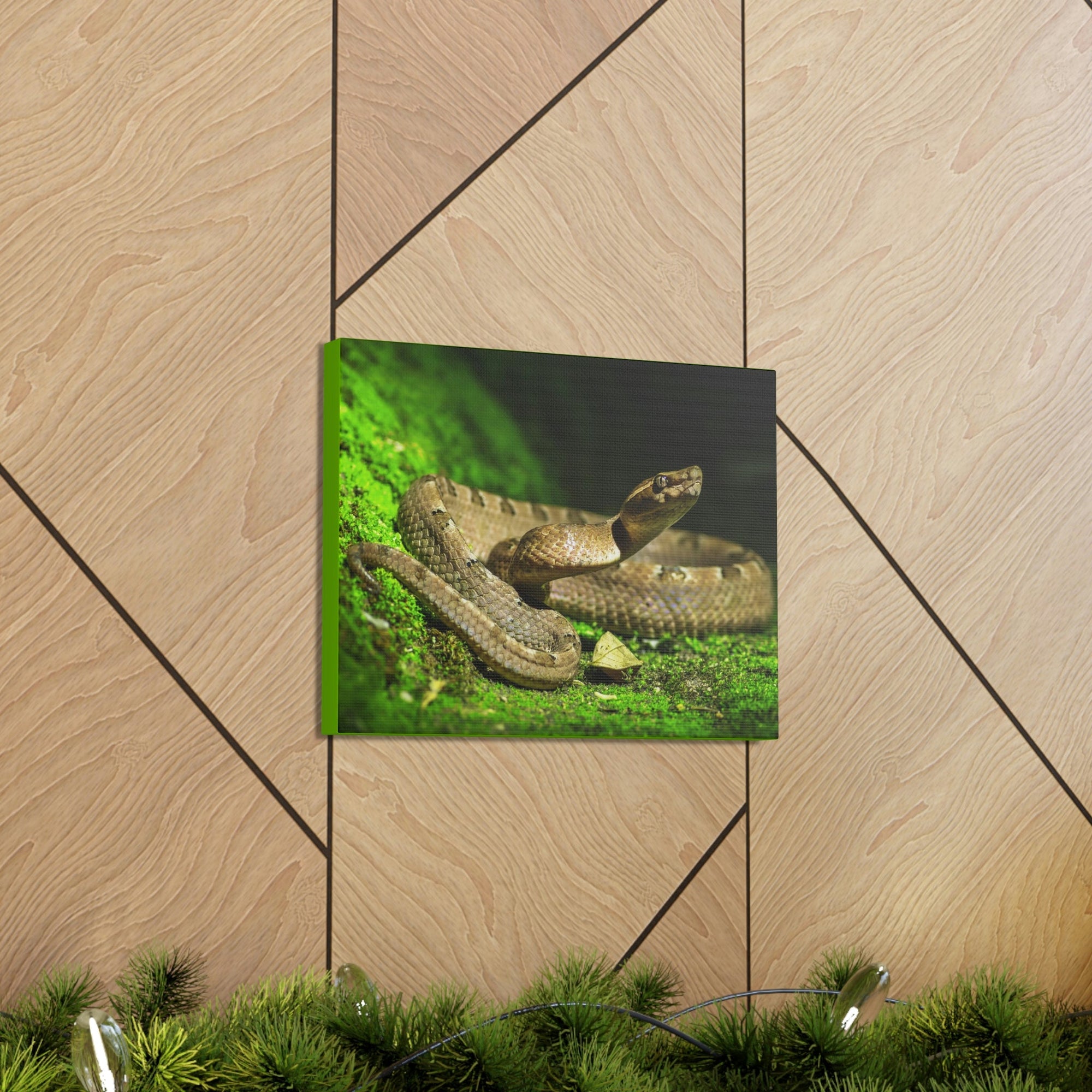 Scripture Walls Majestic Snake Art Majestic Snake Print Animal Wall Art Wildlife Canvas Prints Wall Art Ready to Hang Unframed-Express Your Love Gifts