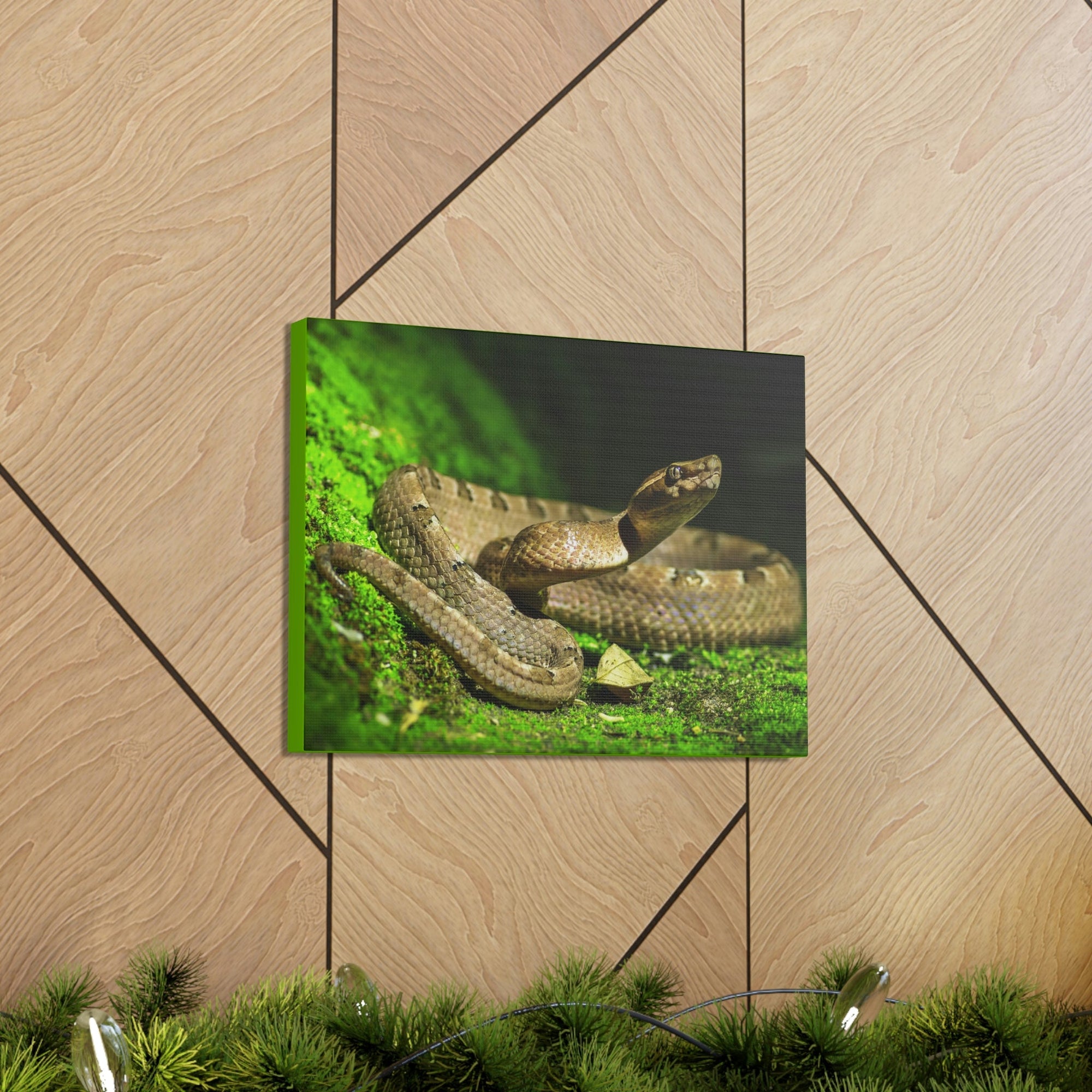 Scripture Walls Majestic Snake Art Majestic Snake Print Animal Wall Art Wildlife Canvas Prints Wall Art Ready to Hang Unframed-Express Your Love Gifts