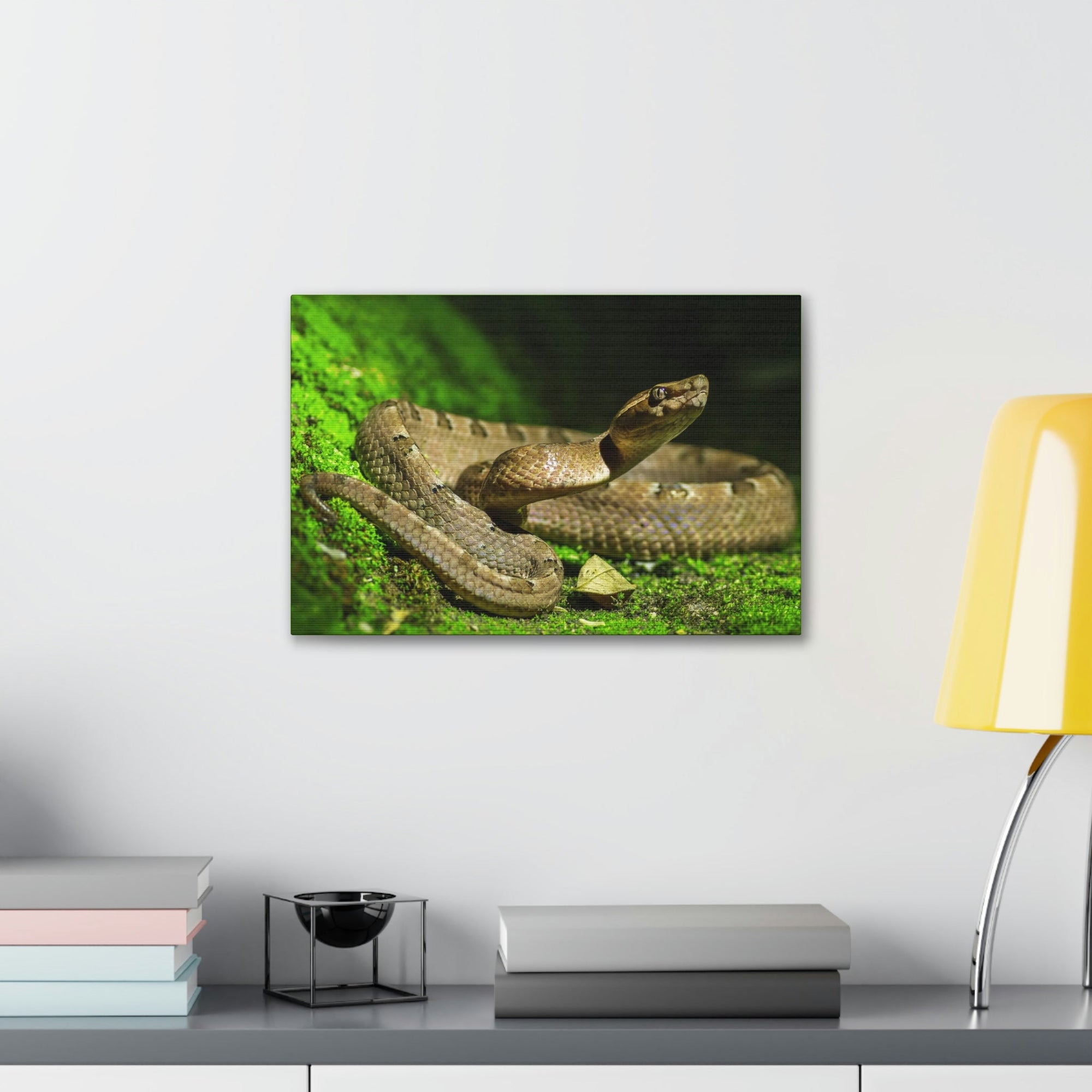 Scripture Walls Majestic Snake Art Majestic Snake Print Animal Wall Art Wildlife Canvas Prints Wall Art Ready to Hang Unframed-Express Your Love Gifts