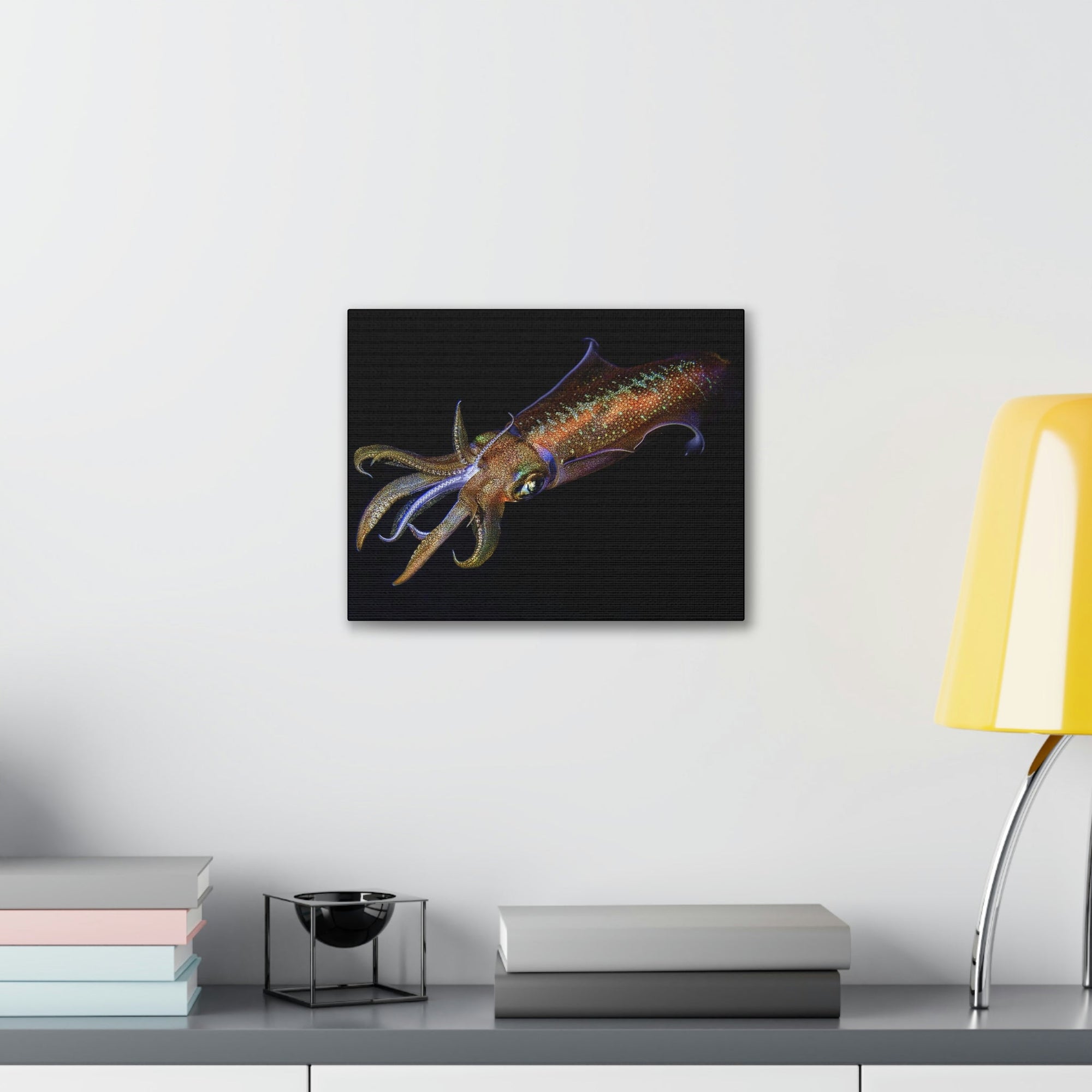 Scripture Walls Majestic Squid Art Majestic Squid Print Animal Wall Art Wildlife Canvas Prints Wall Art Ready to Hang Unframed-Express Your Love Gifts