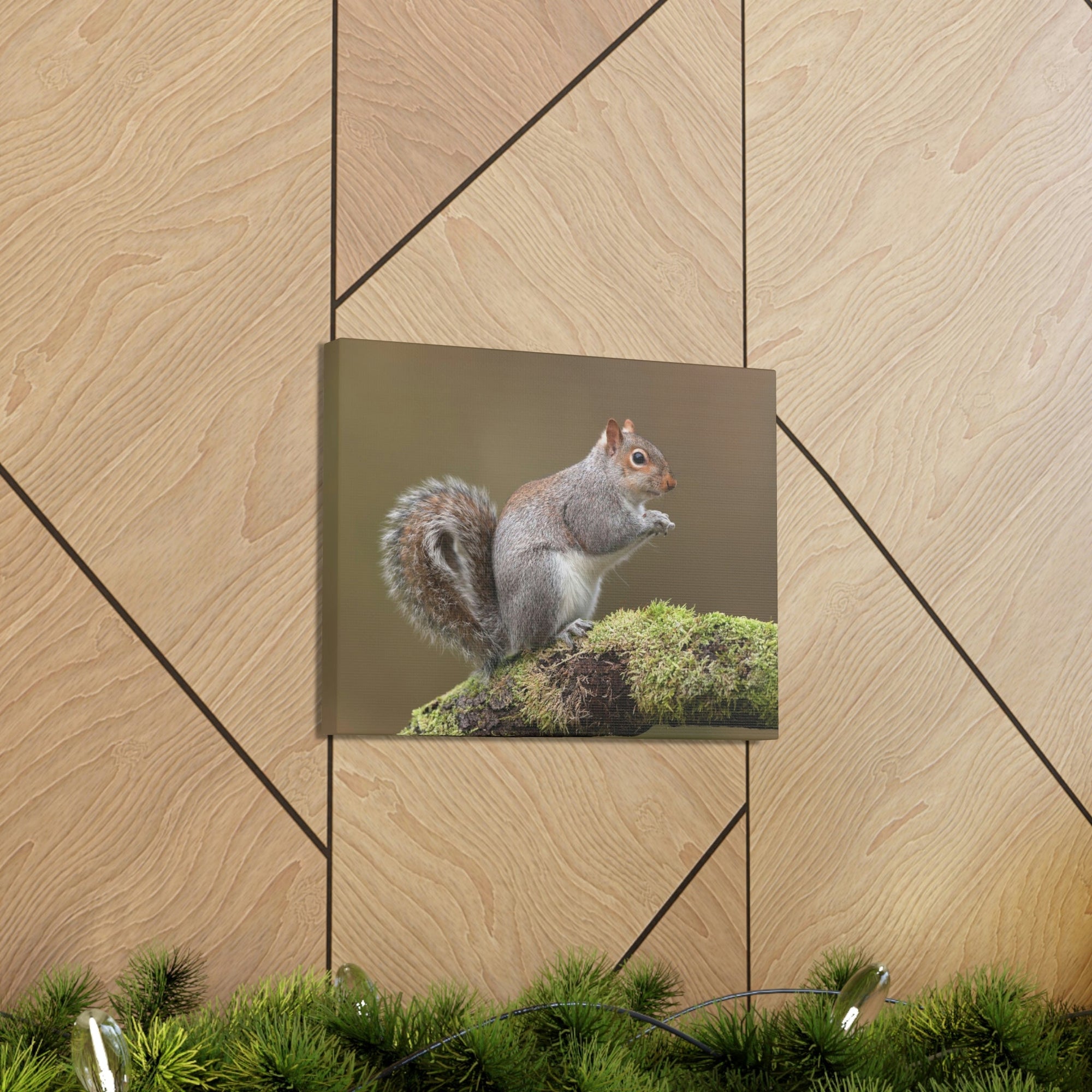 Scripture Walls Majestic Squirrel Art Majestic Squirrel Print Animal Wall Art Wildlife Canvas Prints Wall Art Ready to Hang Unframed-Express Your Love Gifts