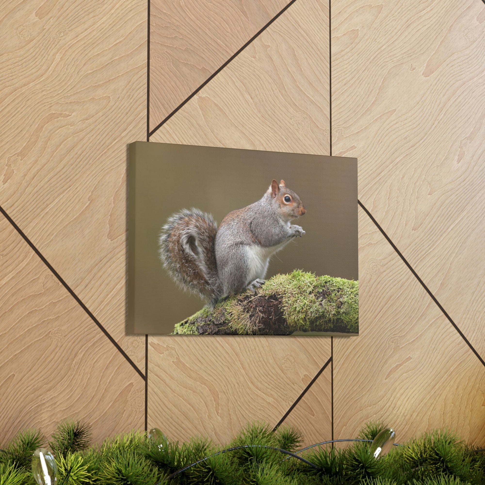 Scripture Walls Majestic Squirrel Art Majestic Squirrel Print Animal Wall Art Wildlife Canvas Prints Wall Art Ready to Hang Unframed-Express Your Love Gifts