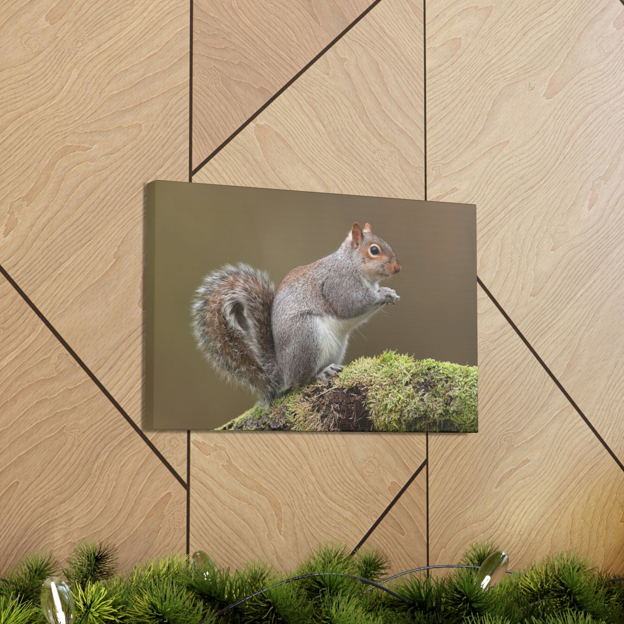 Scripture Walls Majestic Squirrel Art Majestic Squirrel Print Animal Wall Art Wildlife Canvas Prints Wall Art Ready to Hang Unframed-Express Your Love Gifts