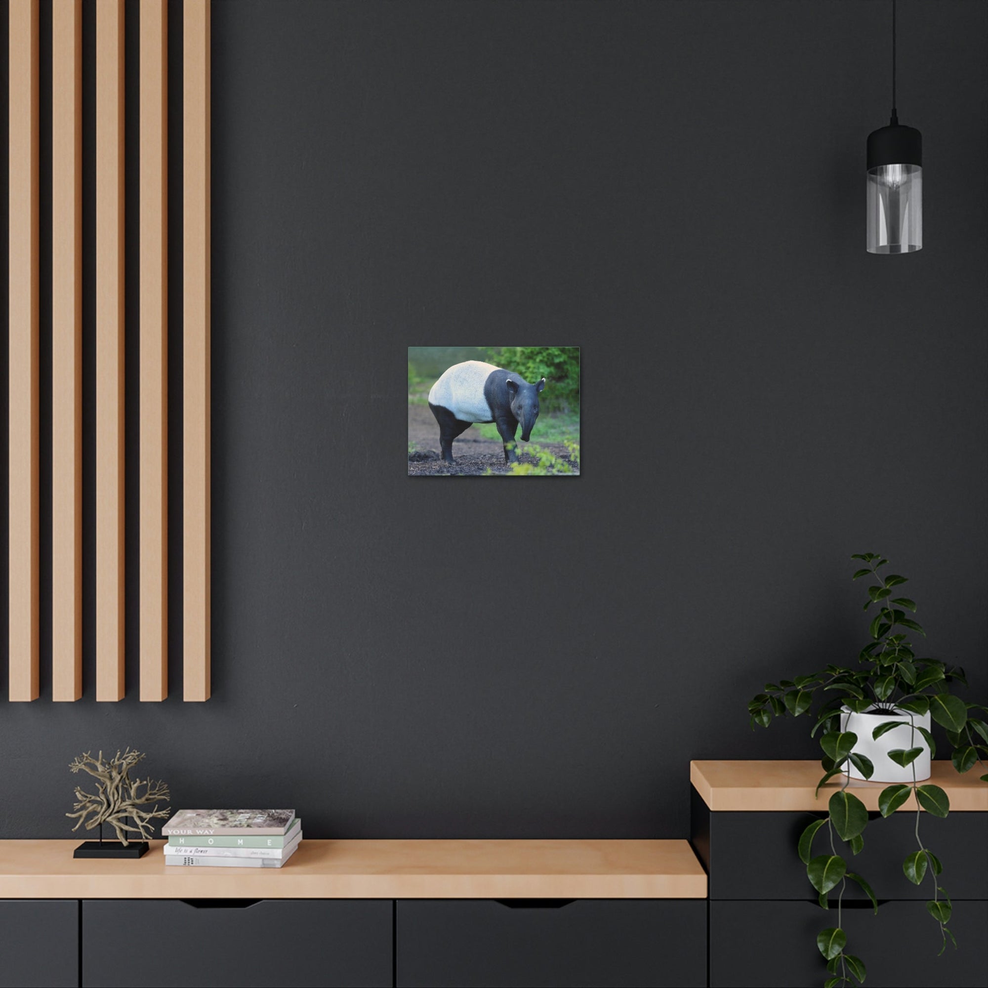 Scripture Walls Majestic Tapir Art Majestic Tapir Print Animal Wall Art Wildlife Canvas Prints Wall Art Ready to Hang Unframed-Express Your Love Gifts