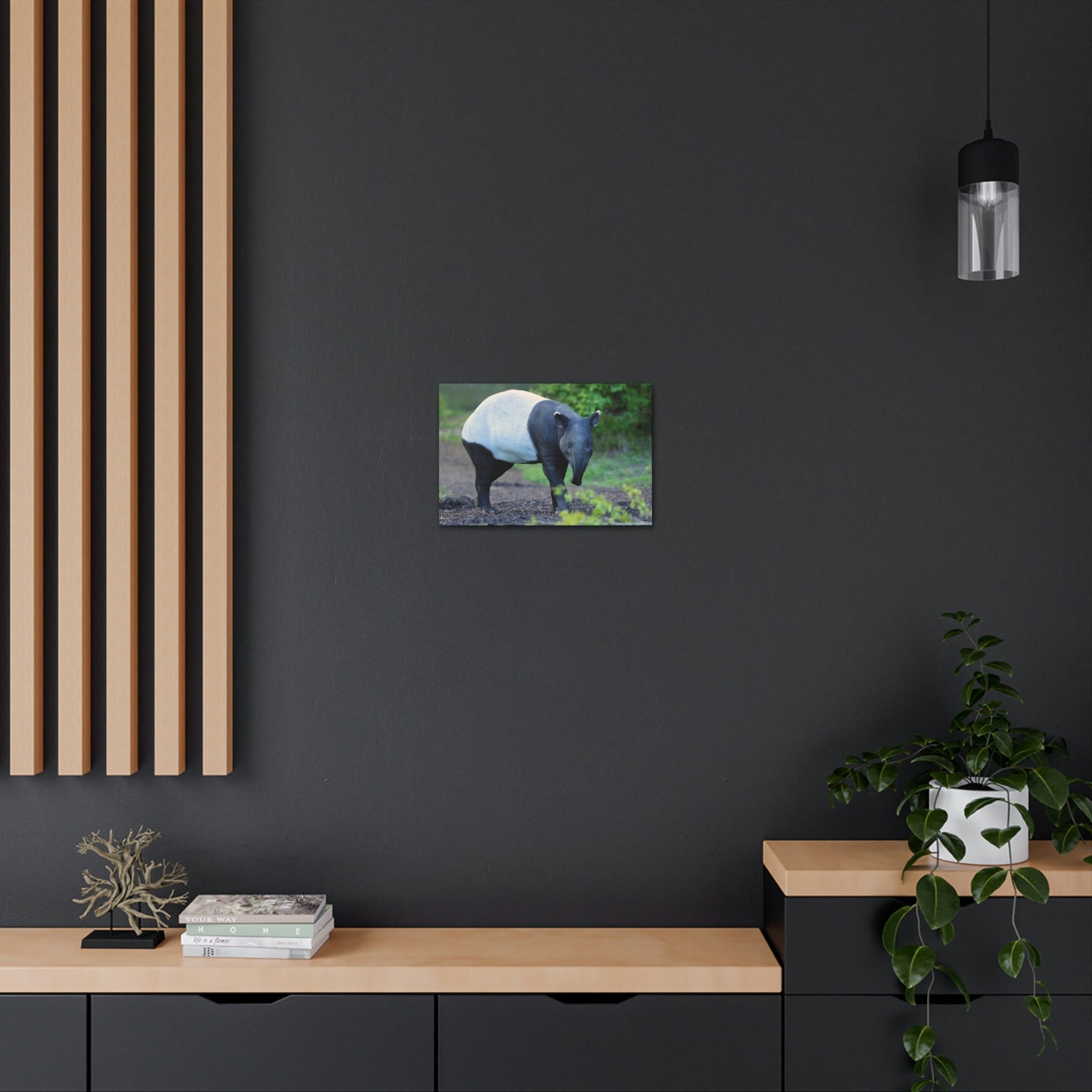 Scripture Walls Majestic Tapir Art Majestic Tapir Print Animal Wall Art Wildlife Canvas Prints Wall Art Ready to Hang Unframed-Express Your Love Gifts