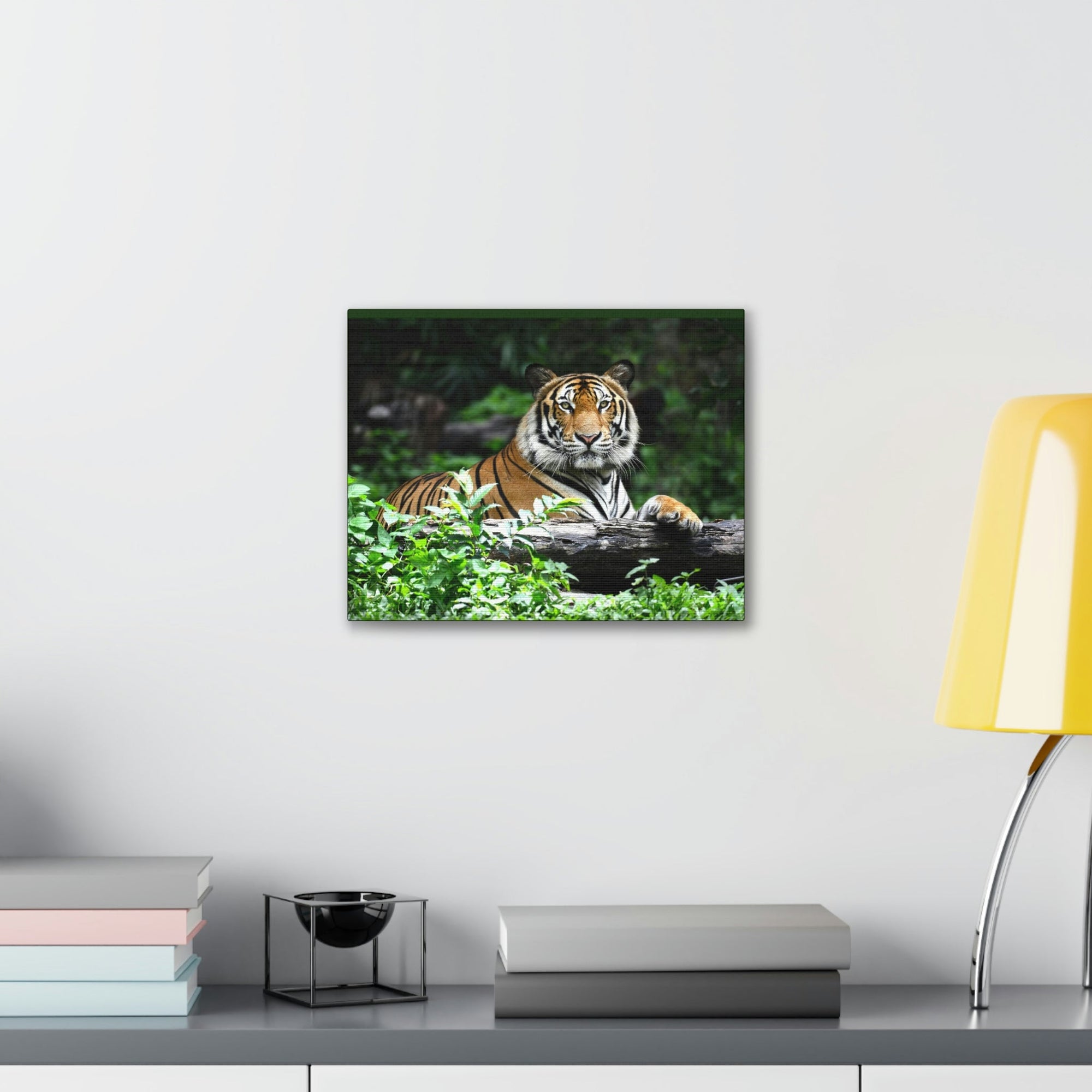 Scripture Walls Majestic Tiger Art Majestic Tiger Print Animal Wall Art Wildlife Canvas Prints Wall Art Ready to Hang Unframed-Express Your Love Gifts