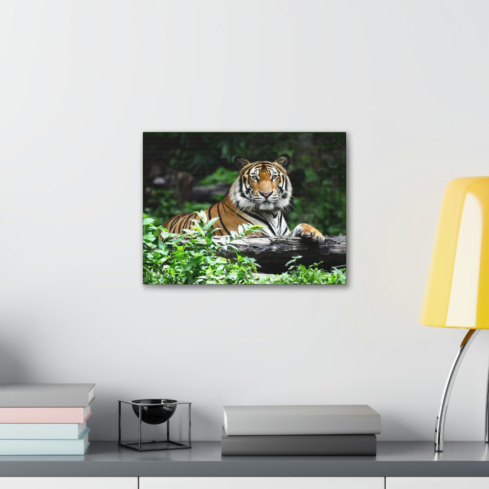 Scripture Walls Majestic Tiger Art Majestic Tiger Print Animal Wall Art Wildlife Canvas Prints Wall Art Ready to Hang Unframed-Express Your Love Gifts