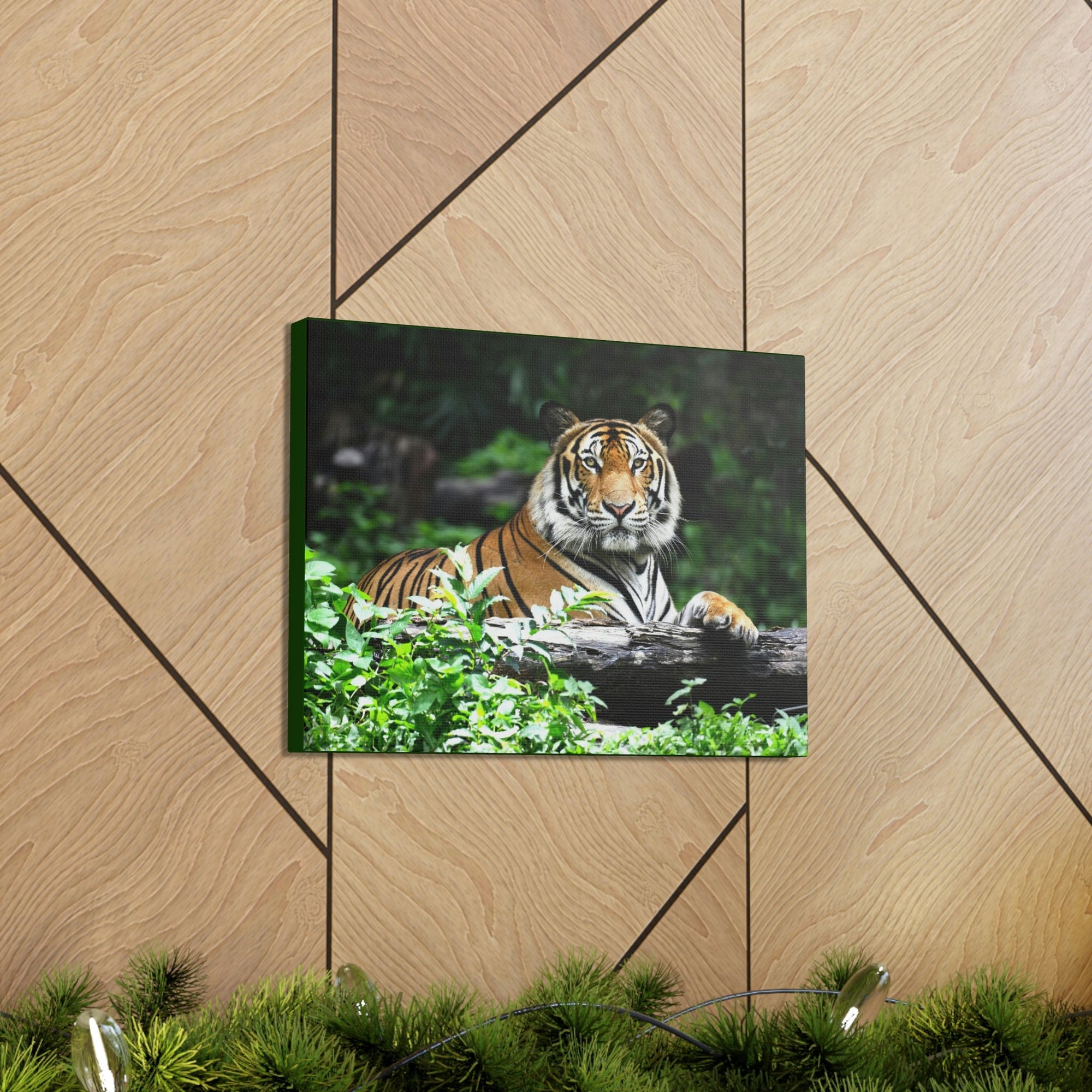 Scripture Walls Majestic Tiger Art Majestic Tiger Print Animal Wall Art Wildlife Canvas Prints Wall Art Ready to Hang Unframed-Express Your Love Gifts