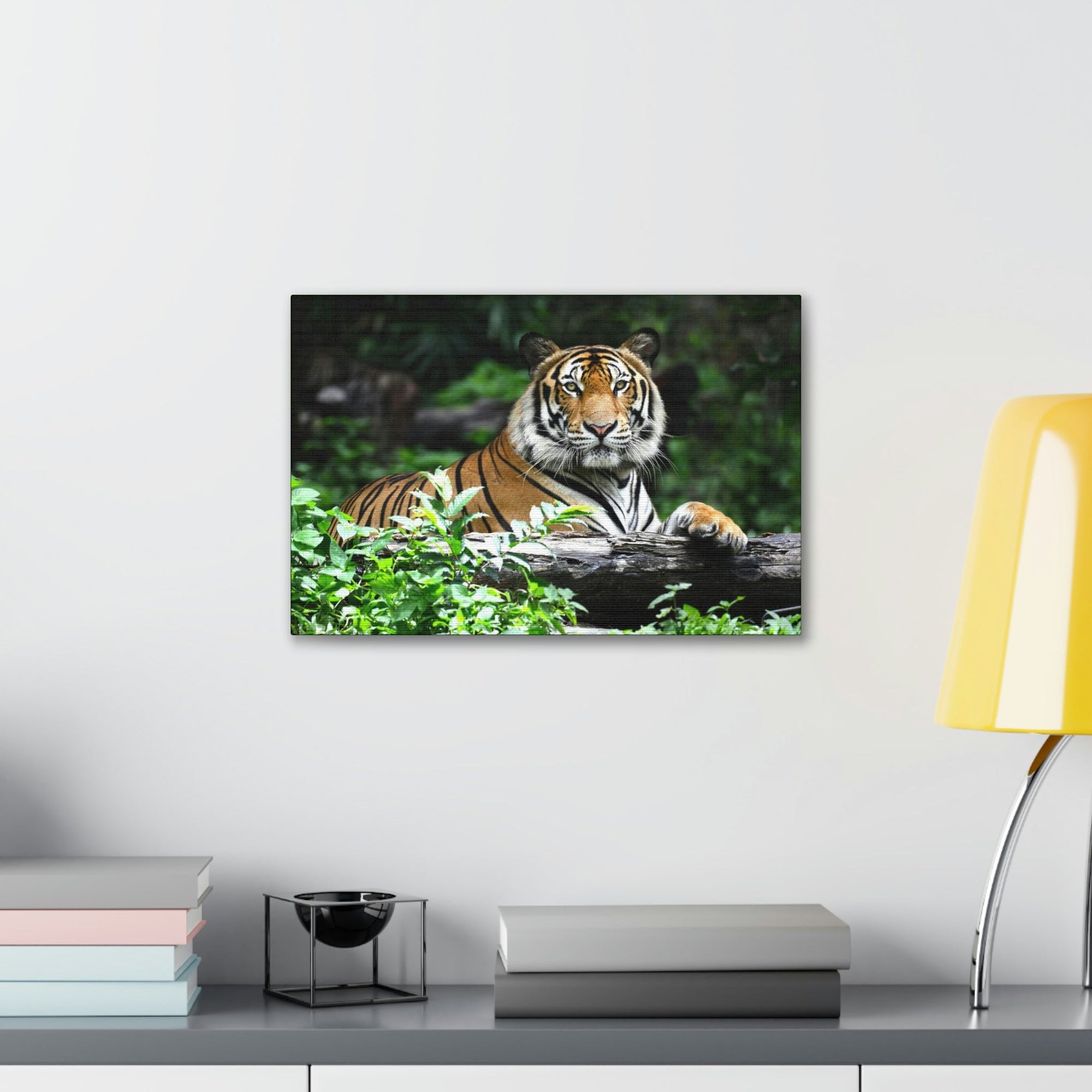 Scripture Walls Majestic Tiger Art Majestic Tiger Print Animal Wall Art Wildlife Canvas Prints Wall Art Ready to Hang Unframed-Express Your Love Gifts