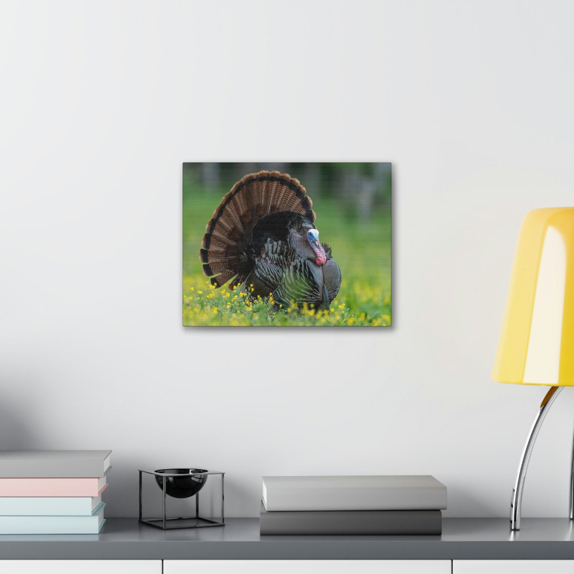 Scripture Walls Majestic Turkey Art Majestic Turkey Print Animal Wall Art Wildlife Canvas Prints Wall Art Ready to Hang Unframed-Express Your Love Gifts