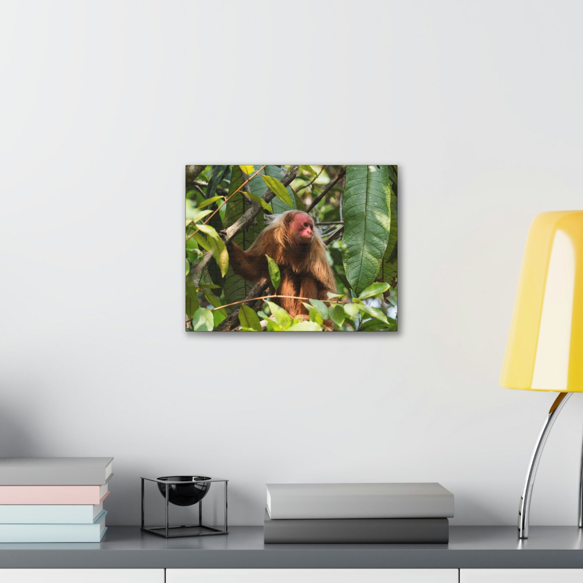 Scripture Walls Majestic Uakari Art Majestic Uakari Print Animal Wall Art Wildlife Canvas Prints Wall Art Ready to Hang Unframed-Express Your Love Gifts