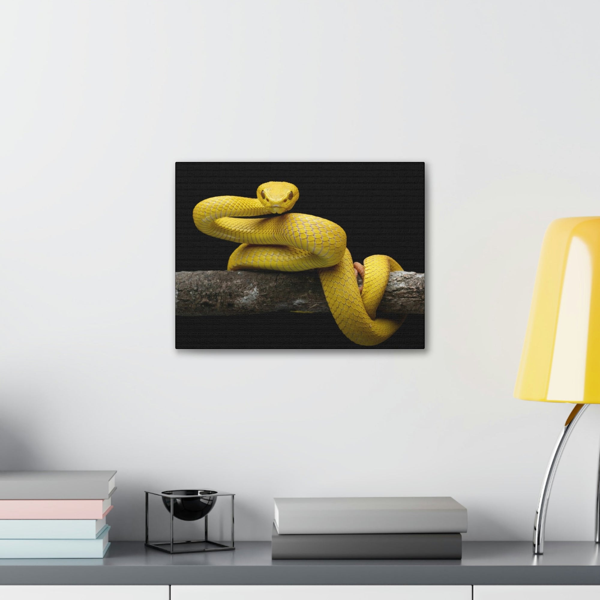 Scripture Walls Majestic Viper Art Majestic Viper Print Animal Wall Art Wildlife Canvas Prints Wall Art Ready to Hang Unframed-Express Your Love Gifts