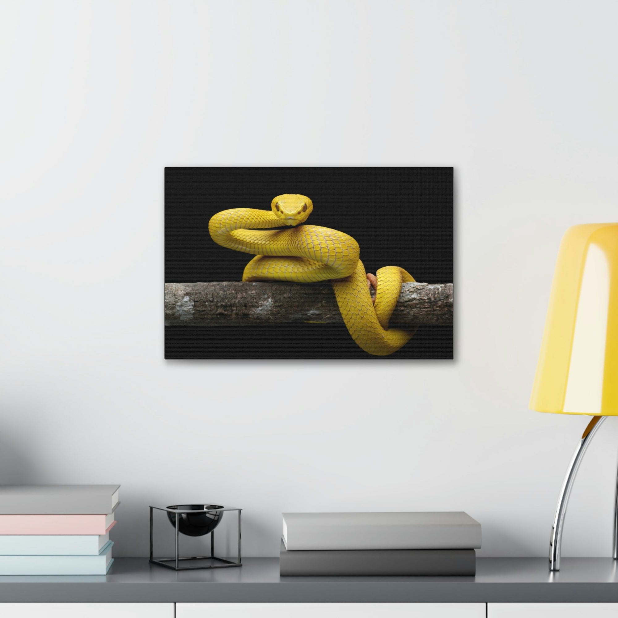 Scripture Walls Majestic Viper Art Majestic Viper Print Animal Wall Art Wildlife Canvas Prints Wall Art Ready to Hang Unframed-Express Your Love Gifts