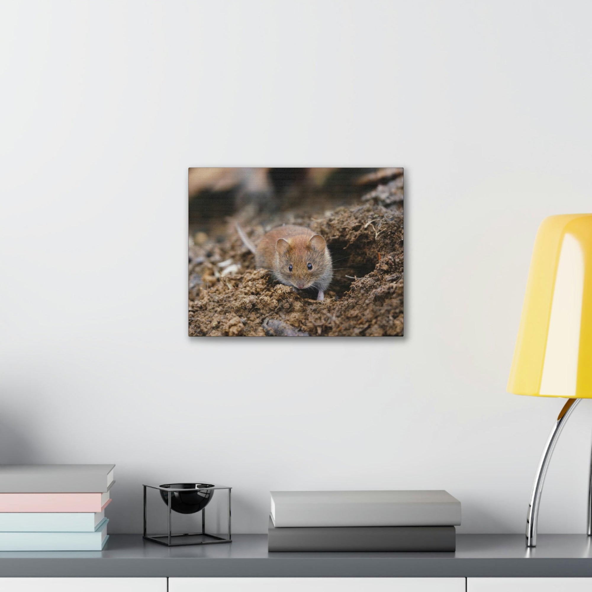 Scripture Walls Majestic Vole Art Majestic Vole Print Animal Wall Art Wildlife Canvas Prints Wall Art Ready to Hang Unframed-Express Your Love Gifts