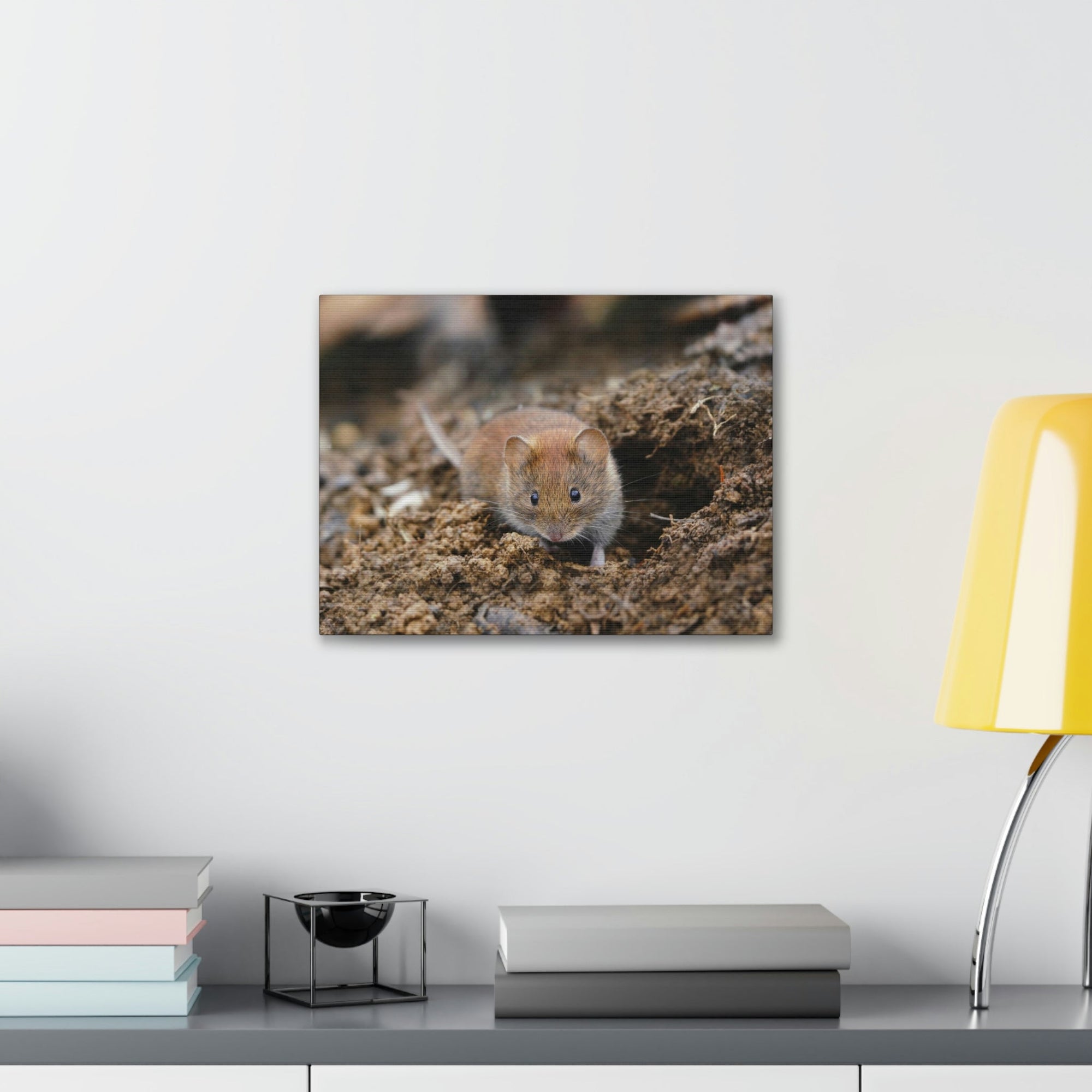 Scripture Walls Majestic Vole Art Majestic Vole Print Animal Wall Art Wildlife Canvas Prints Wall Art Ready to Hang Unframed-Express Your Love Gifts