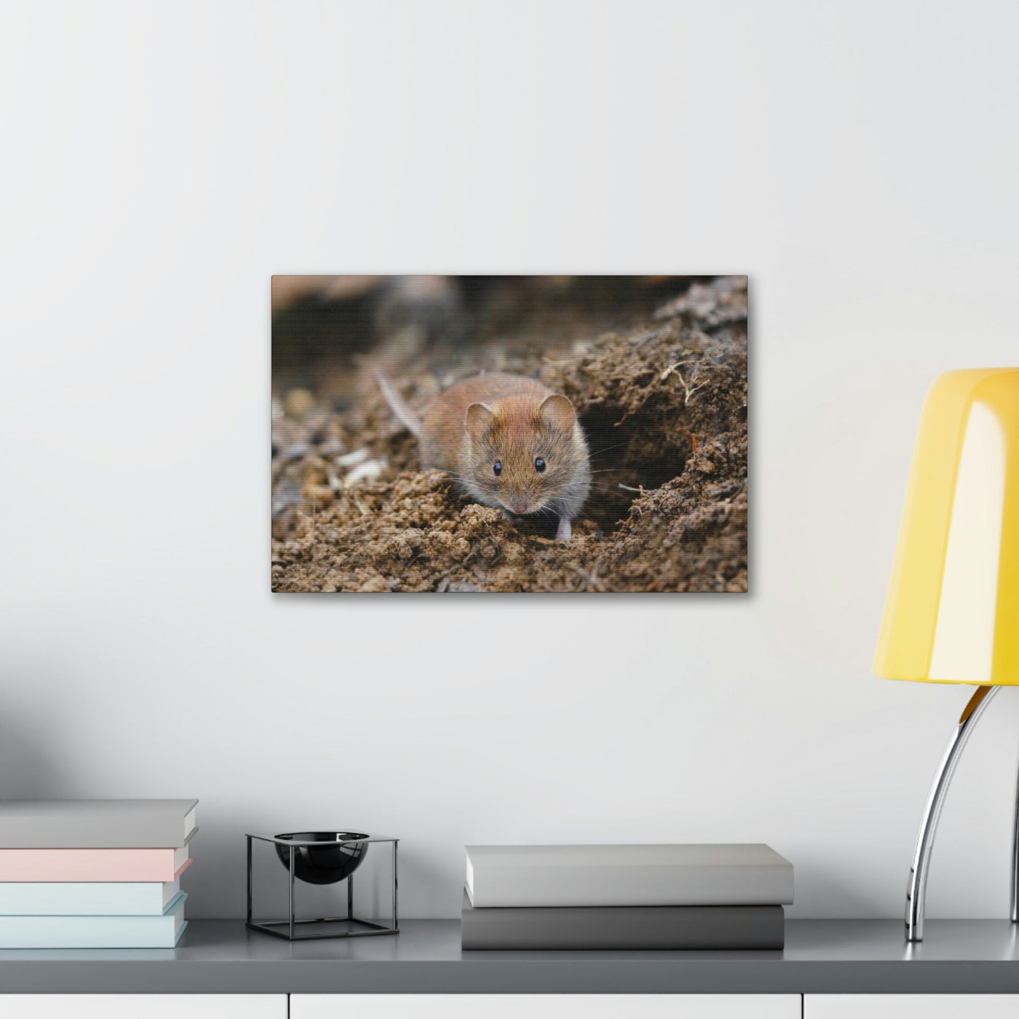 Scripture Walls Majestic Vole Art Majestic Vole Print Animal Wall Art Wildlife Canvas Prints Wall Art Ready to Hang Unframed-Express Your Love Gifts