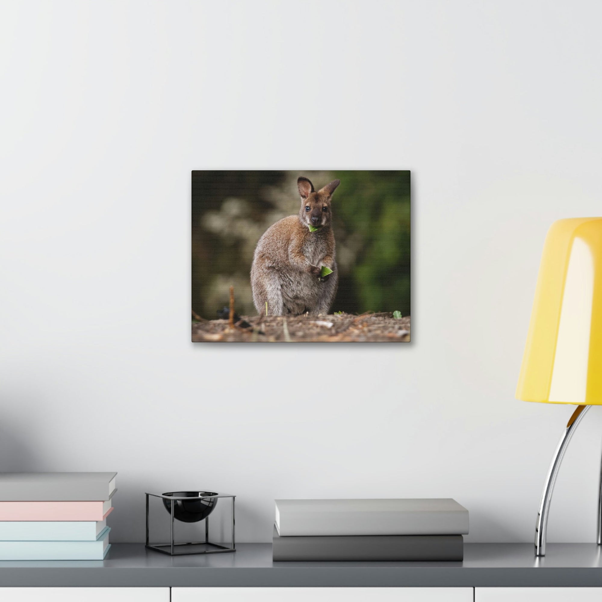 Scripture Walls Majestic Wallaby Art Majestic Wallaby Print Animal Wall Art Wildlife Canvas Prints Wall Art Ready to Hang Unframed-Express Your Love Gifts