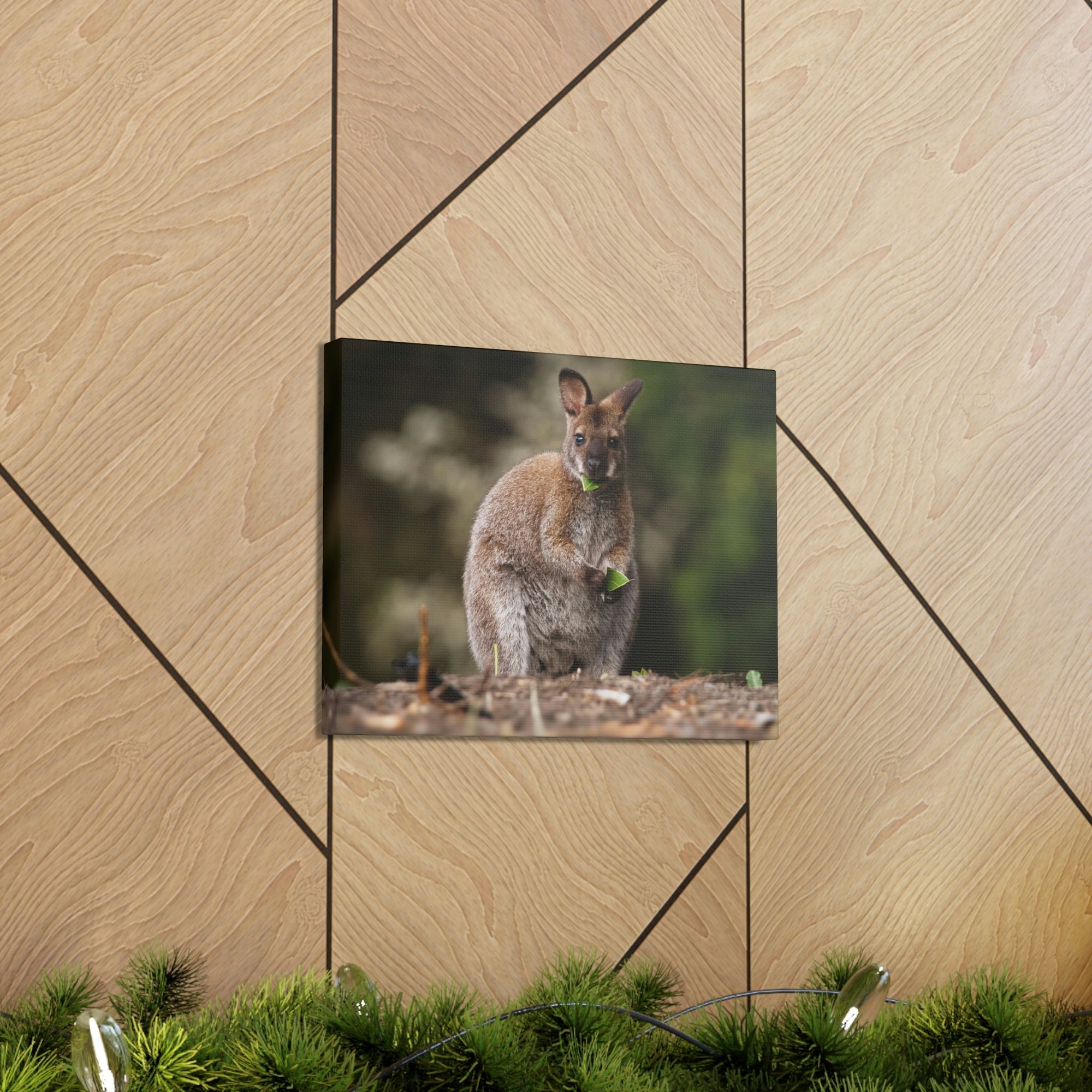 Scripture Walls Majestic Wallaby Art Majestic Wallaby Print Animal Wall Art Wildlife Canvas Prints Wall Art Ready to Hang Unframed-Express Your Love Gifts