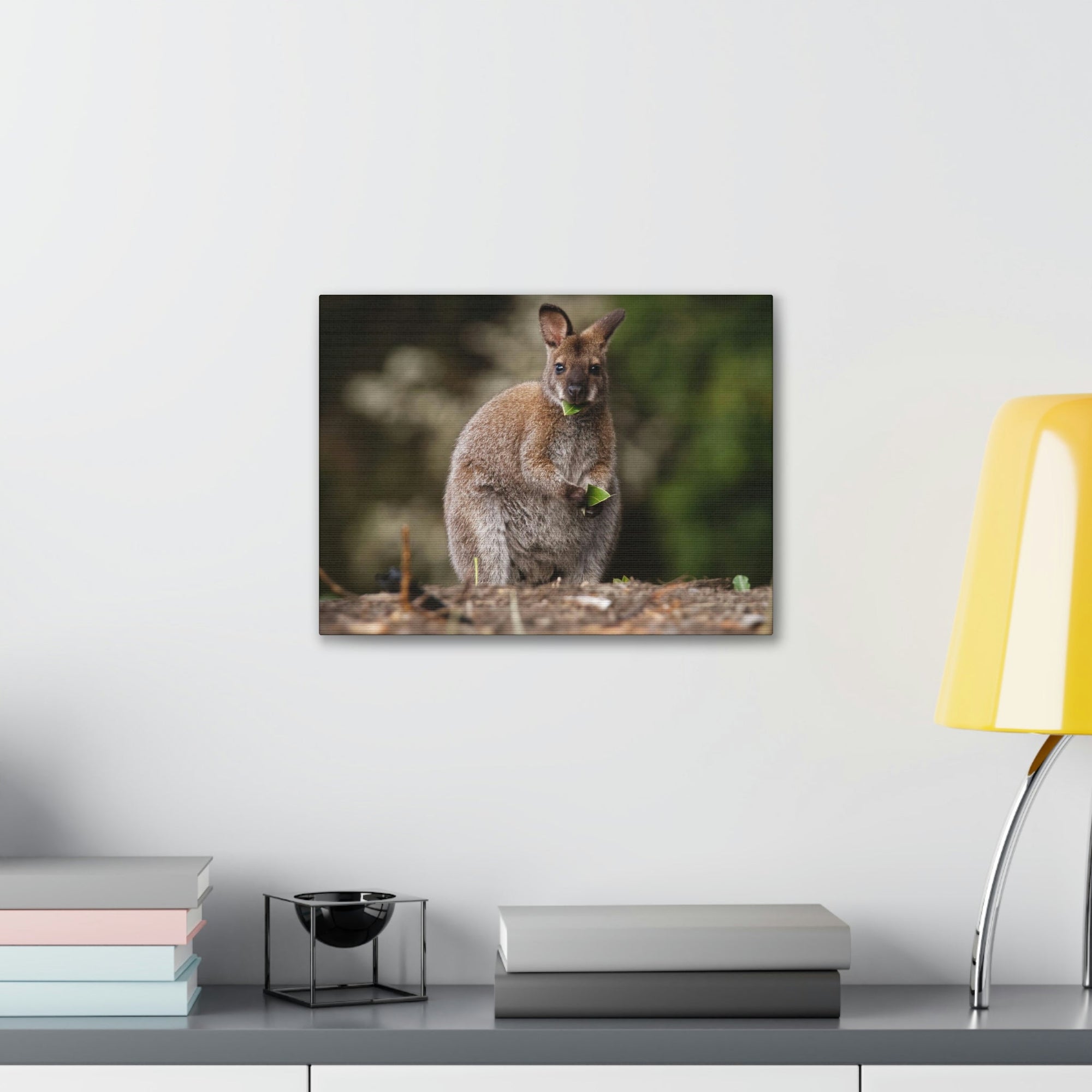 Scripture Walls Majestic Wallaby Art Majestic Wallaby Print Animal Wall Art Wildlife Canvas Prints Wall Art Ready to Hang Unframed-Express Your Love Gifts