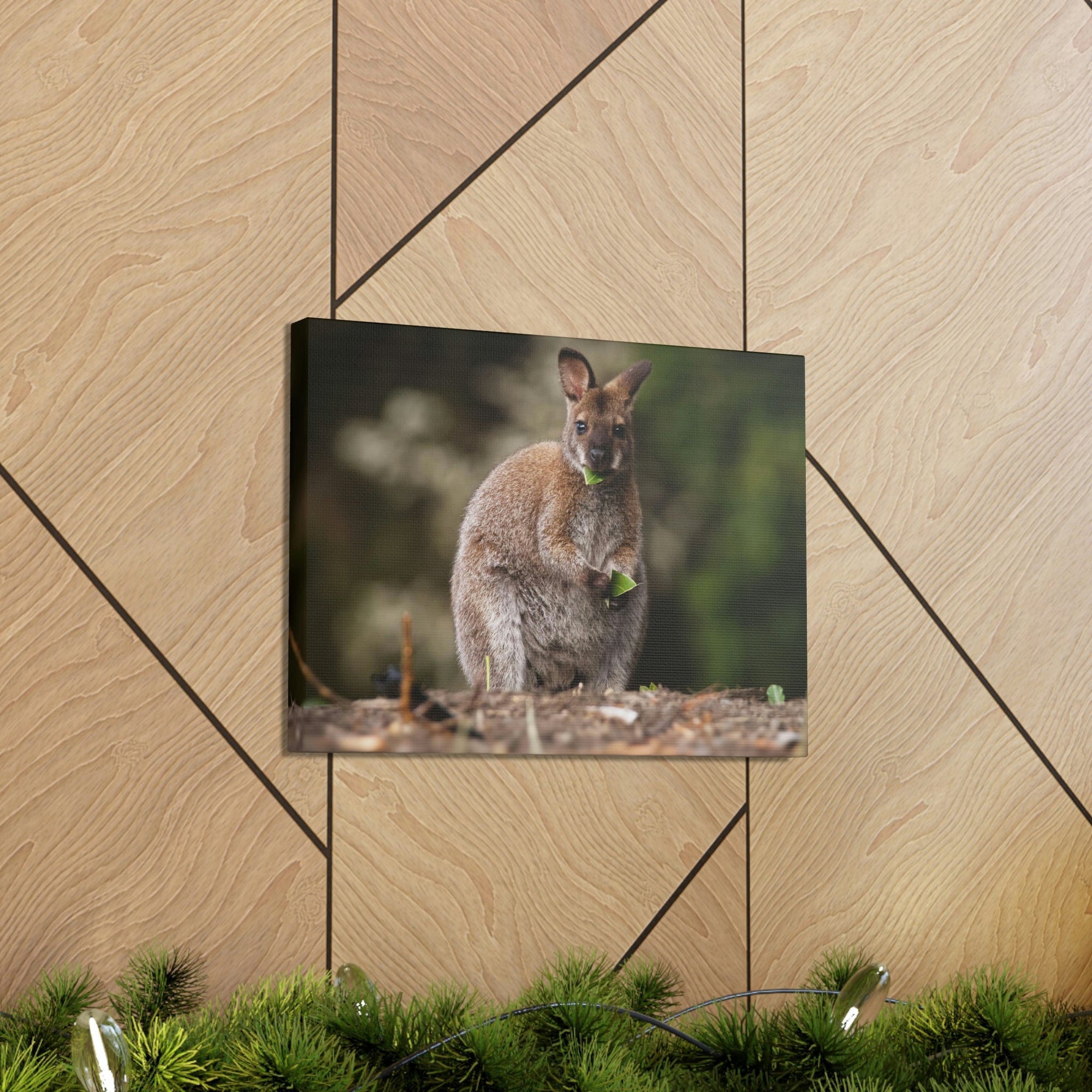 Scripture Walls Majestic Wallaby Art Majestic Wallaby Print Animal Wall Art Wildlife Canvas Prints Wall Art Ready to Hang Unframed-Express Your Love Gifts