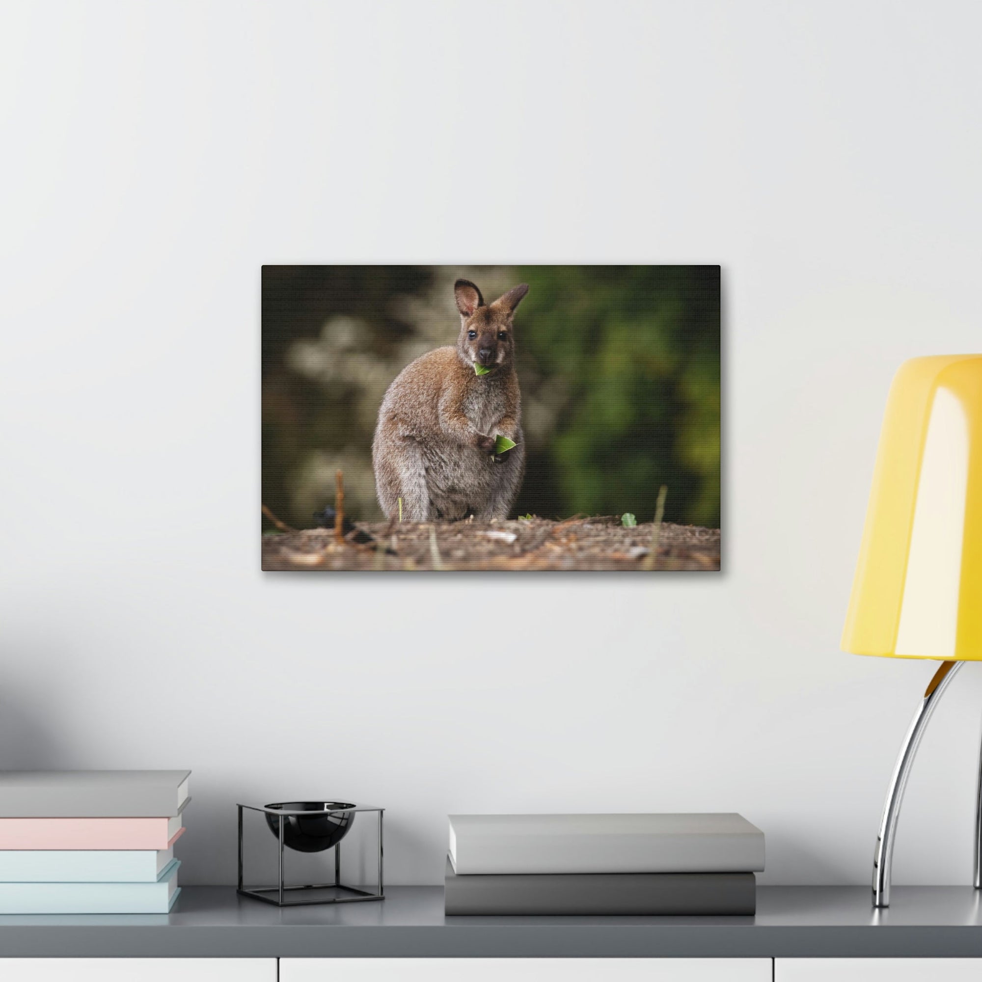 Scripture Walls Majestic Wallaby Art Majestic Wallaby Print Animal Wall Art Wildlife Canvas Prints Wall Art Ready to Hang Unframed-Express Your Love Gifts