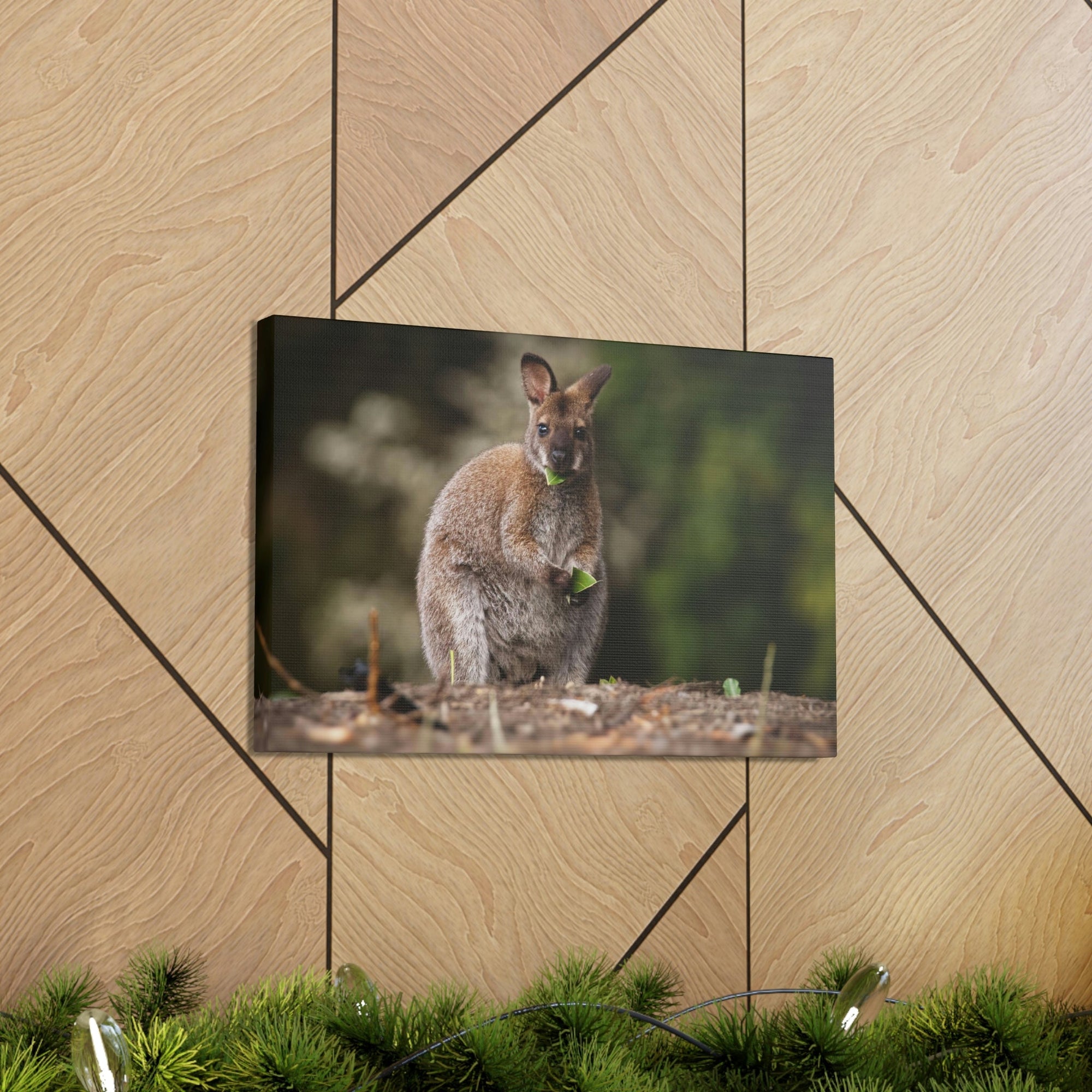 Scripture Walls Majestic Wallaby Art Majestic Wallaby Print Animal Wall Art Wildlife Canvas Prints Wall Art Ready to Hang Unframed-Express Your Love Gifts