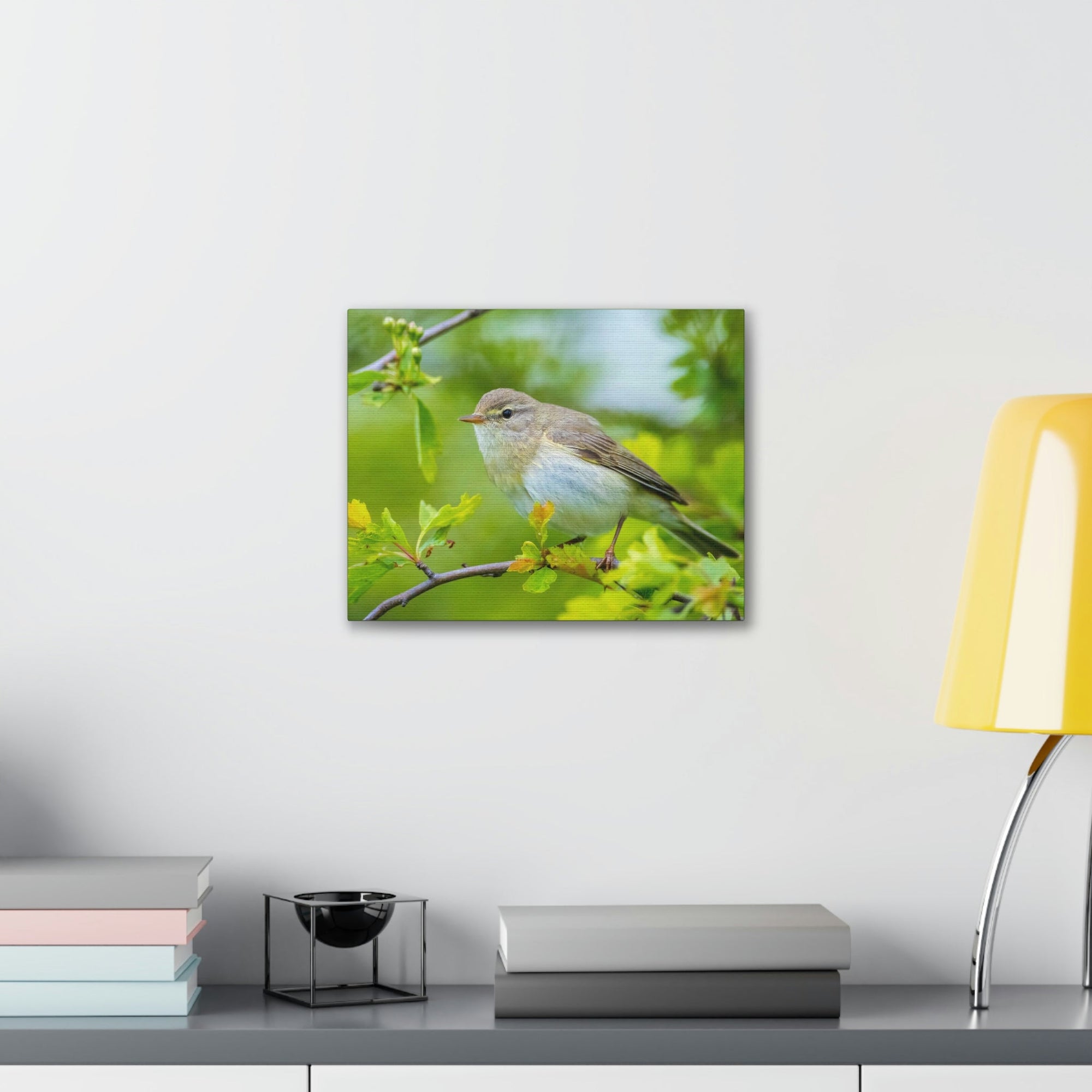 Scripture Walls Majestic Warbler Art Majestic Warbler Print Animal Wall Art Wildlife Canvas Prints Wall Art Ready to Hang Unframed-Express Your Love Gifts