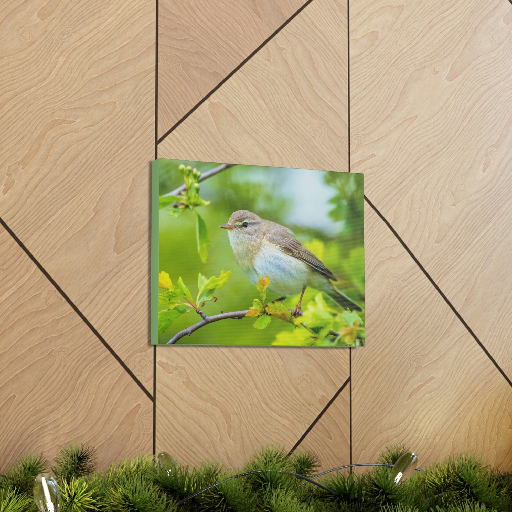 Scripture Walls Majestic Warbler Art Majestic Warbler Print Animal Wall Art Wildlife Canvas Prints Wall Art Ready to Hang Unframed-Express Your Love Gifts