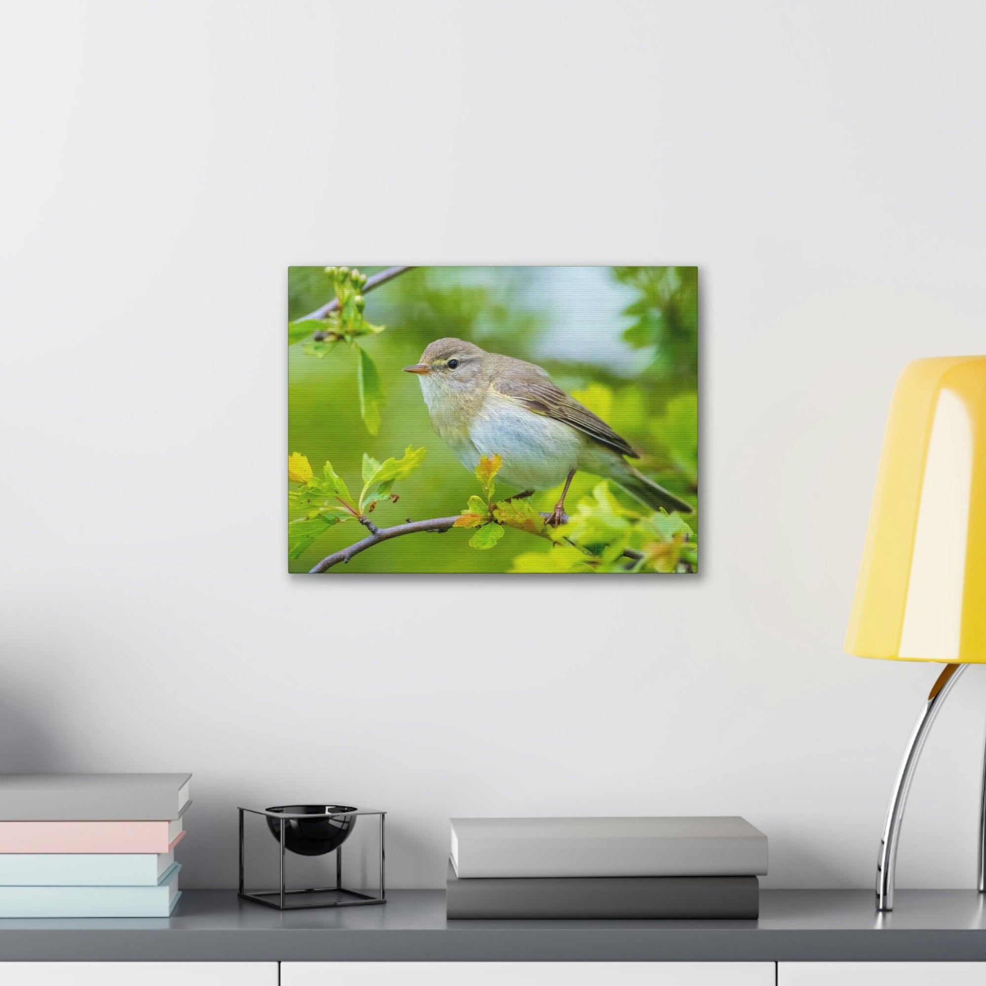 Scripture Walls Majestic Warbler Art Majestic Warbler Print Animal Wall Art Wildlife Canvas Prints Wall Art Ready to Hang Unframed-Express Your Love Gifts