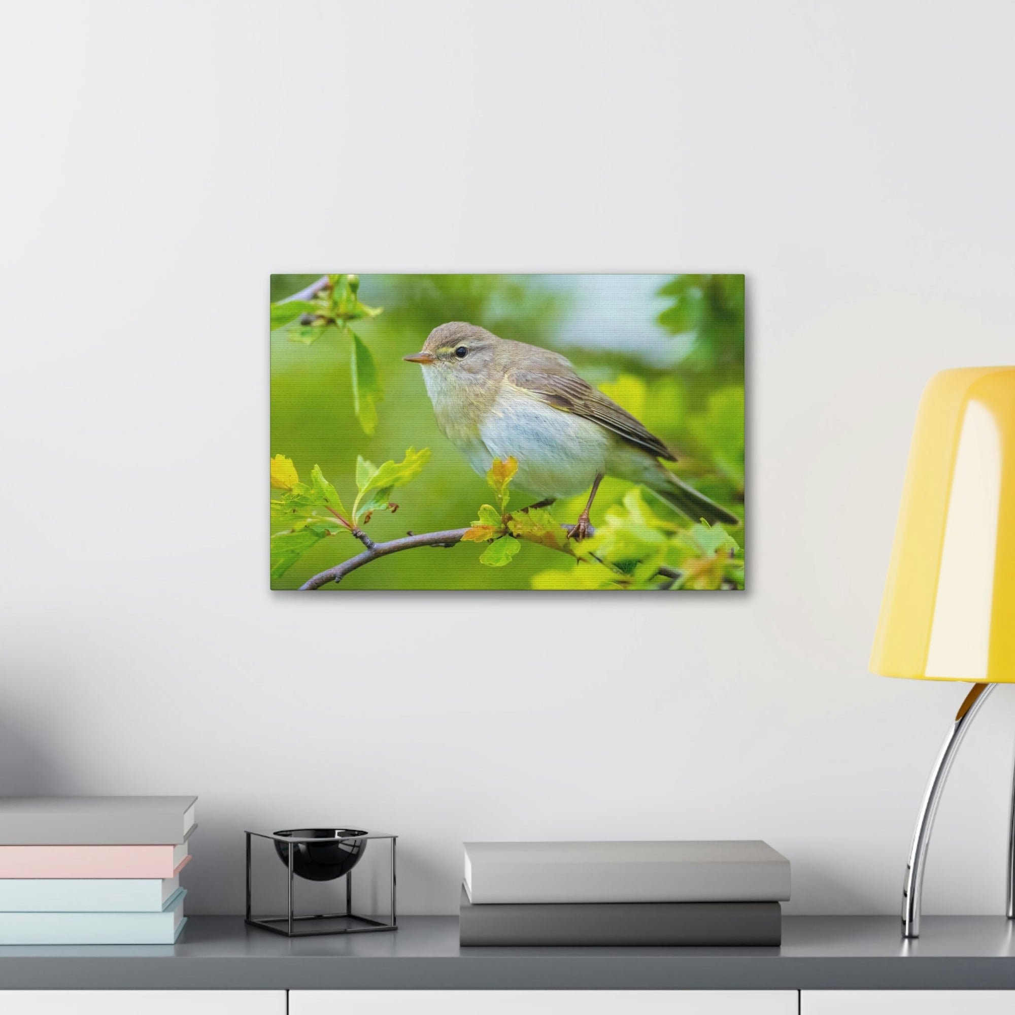 Scripture Walls Majestic Warbler Art Majestic Warbler Print Animal Wall Art Wildlife Canvas Prints Wall Art Ready to Hang Unframed-Express Your Love Gifts