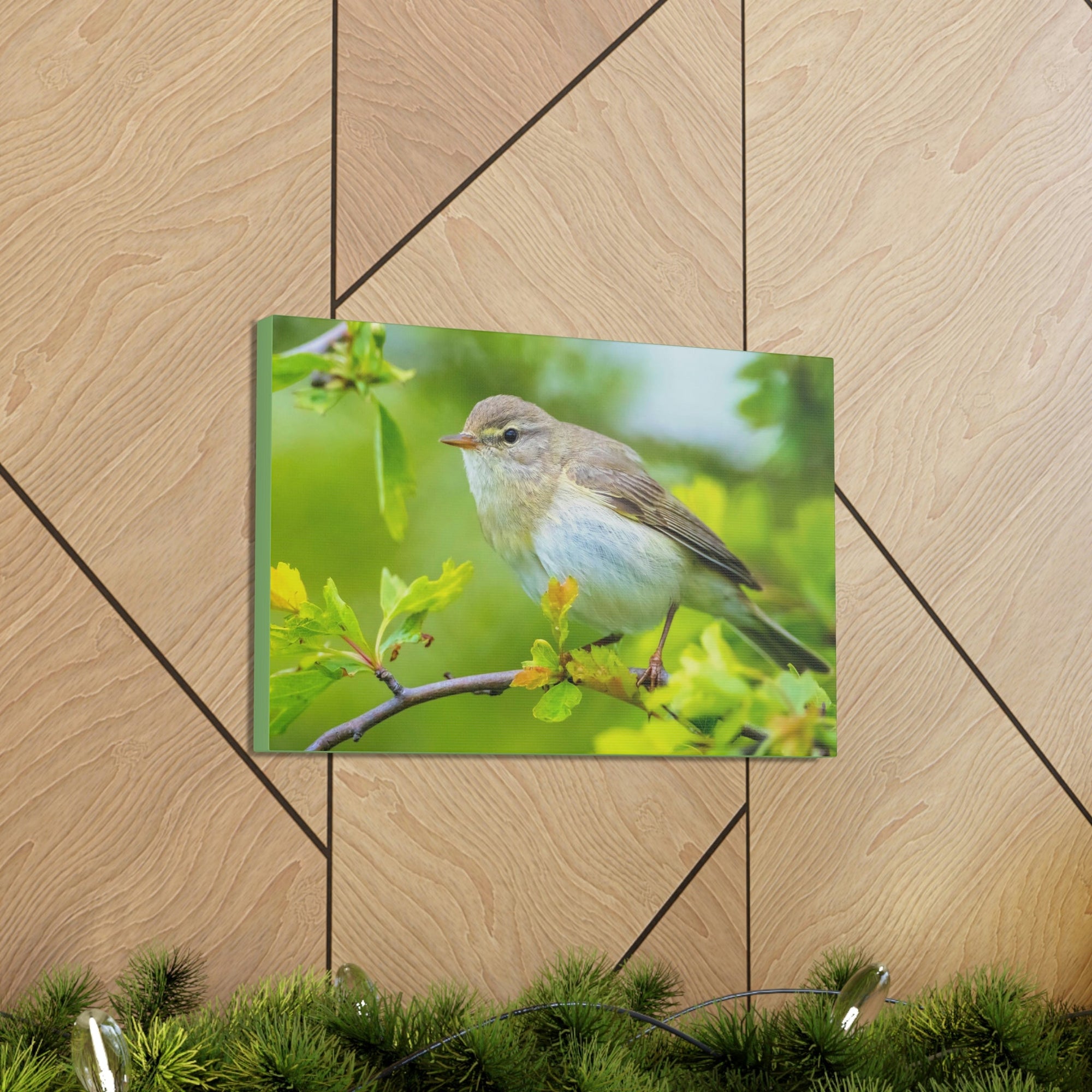 Scripture Walls Majestic Warbler Art Majestic Warbler Print Animal Wall Art Wildlife Canvas Prints Wall Art Ready to Hang Unframed-Express Your Love Gifts