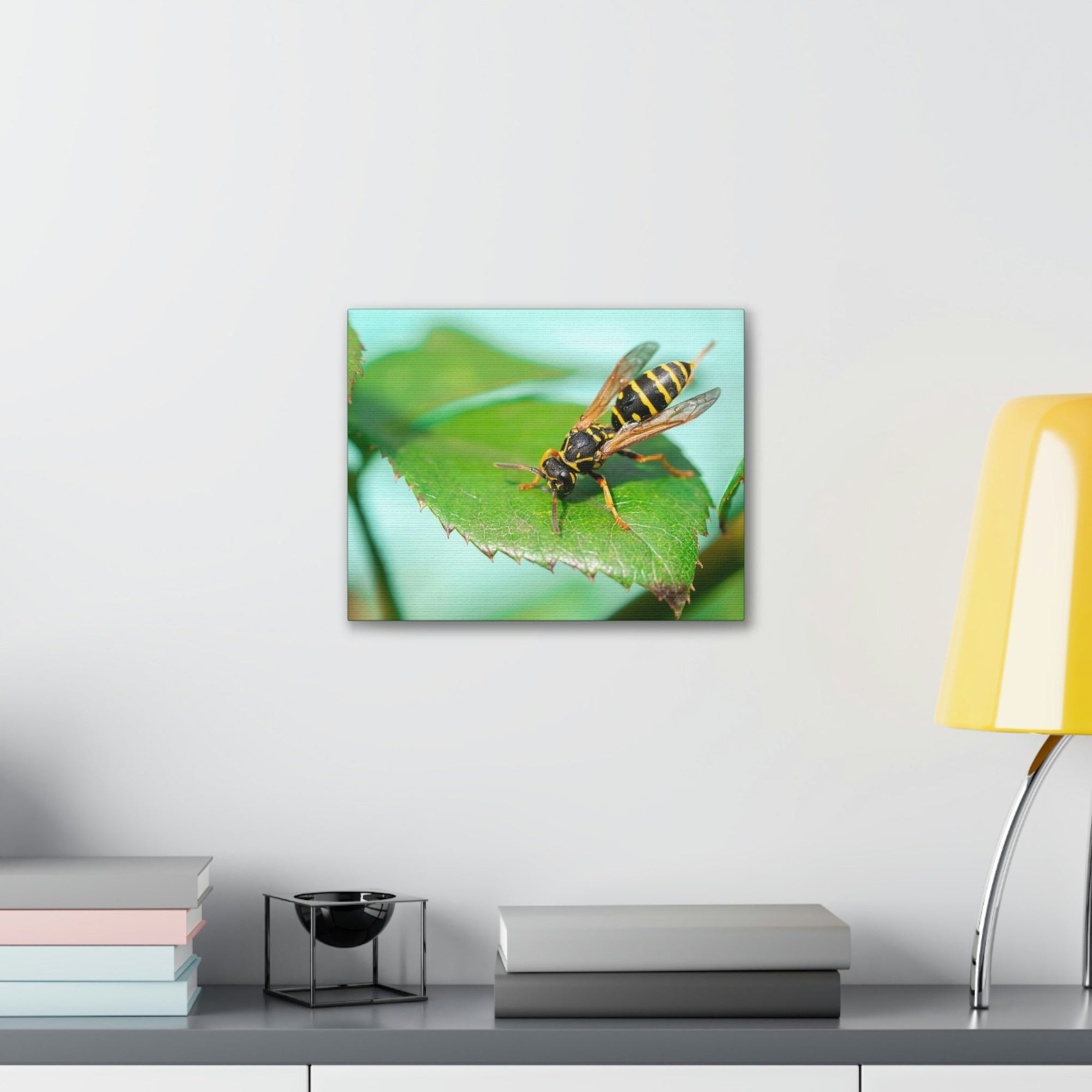 Scripture Walls Majestic Wasp Art Majestic Wasp Print Animal Wall Art Wildlife Canvas Prints Wall Art Ready to Hang Unframed-Express Your Love Gifts