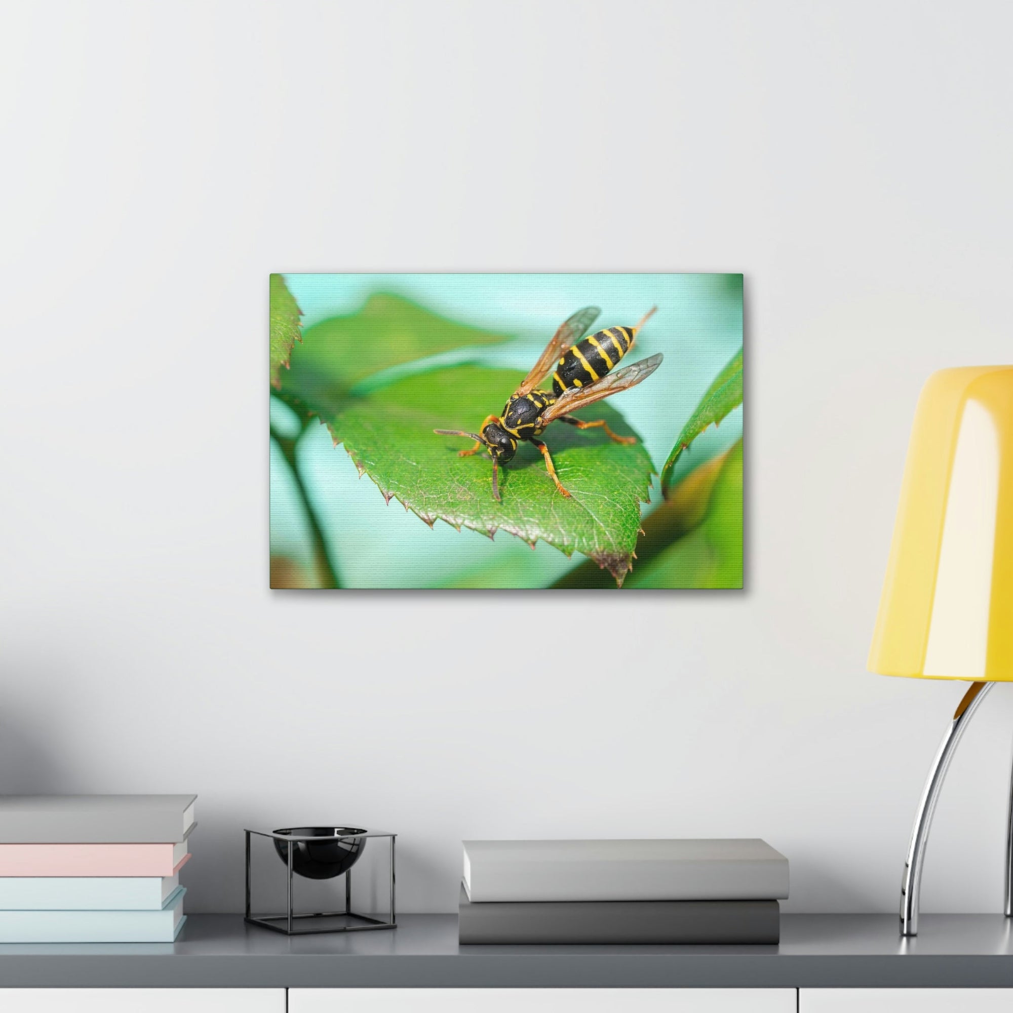 Scripture Walls Majestic Wasp Art Majestic Wasp Print Animal Wall Art Wildlife Canvas Prints Wall Art Ready to Hang Unframed-Express Your Love Gifts