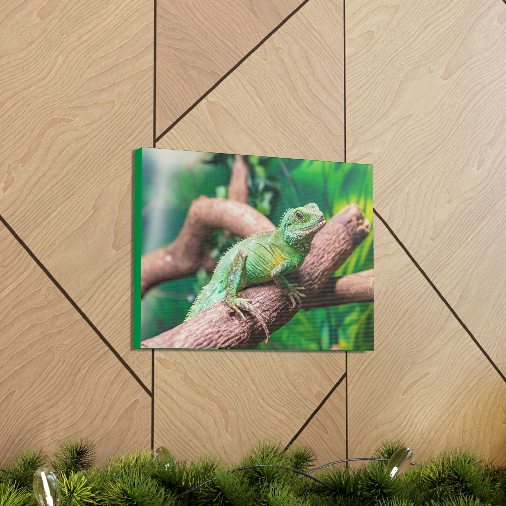 Scripture Walls Majestic Water Dragon Art Majestic Water Dragon Print Animal Wall Art Wildlife Canvas Prints Wall Art Ready to Hang Unframed-Express Your Love Gifts