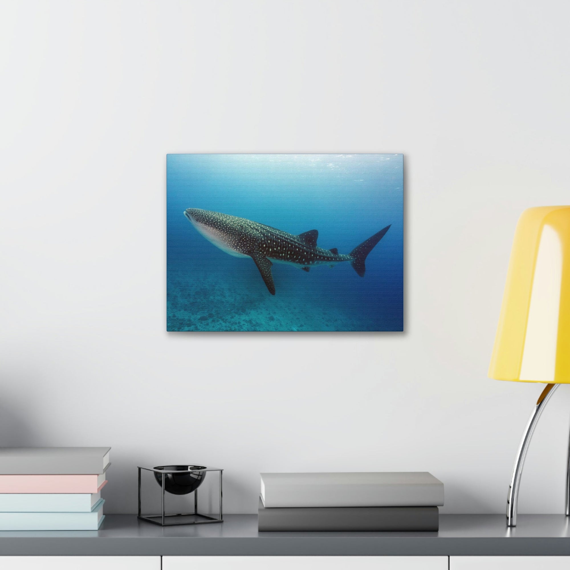 Scripture Walls Majestic Whale Shark Art Majestic Whale Shark Print Animal Wall Art Wildlife Canvas Prints Wall Art Ready to Hang Unframed-Express Your Love Gifts