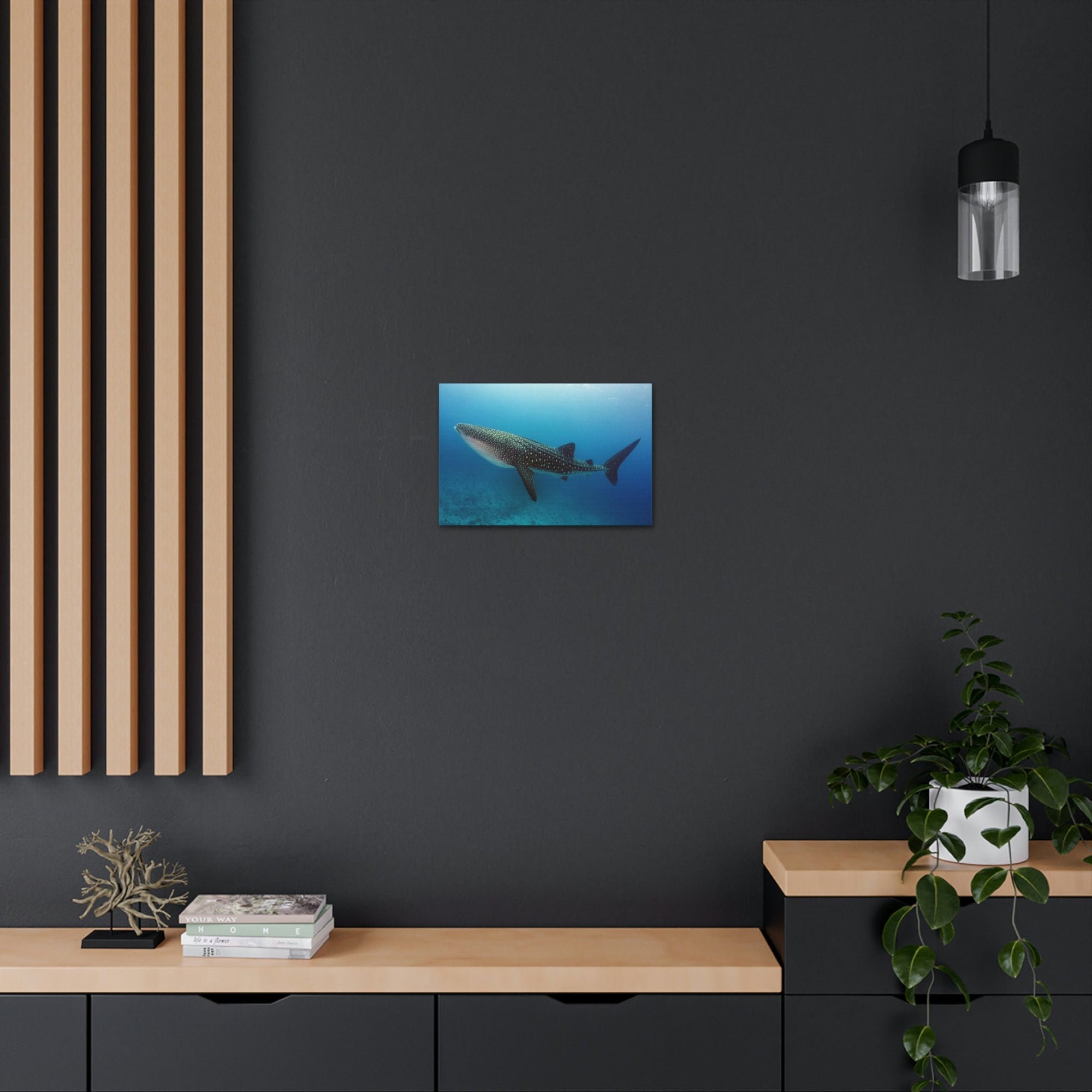 Scripture Walls Majestic Whale Shark Art Majestic Whale Shark Print Animal Wall Art Wildlife Canvas Prints Wall Art Ready to Hang Unframed-Express Your Love Gifts