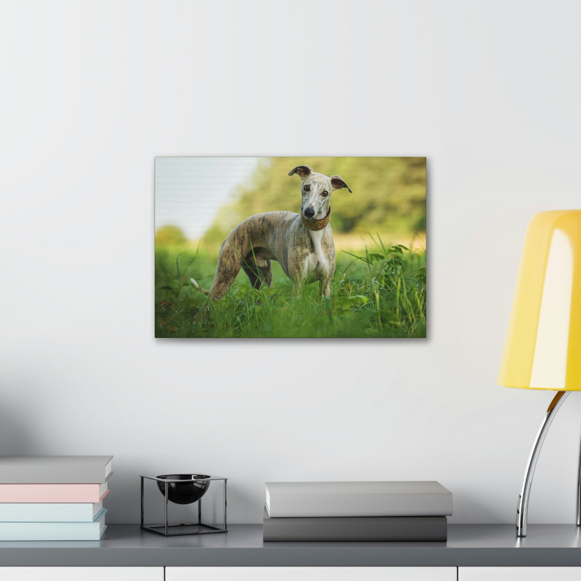 Scripture Walls Majestic Whippet Art Majestic Whippet Print Animal Wall Art Wildlife Canvas Prints Wall Art Ready to Hang Unframed-Express Your Love Gifts