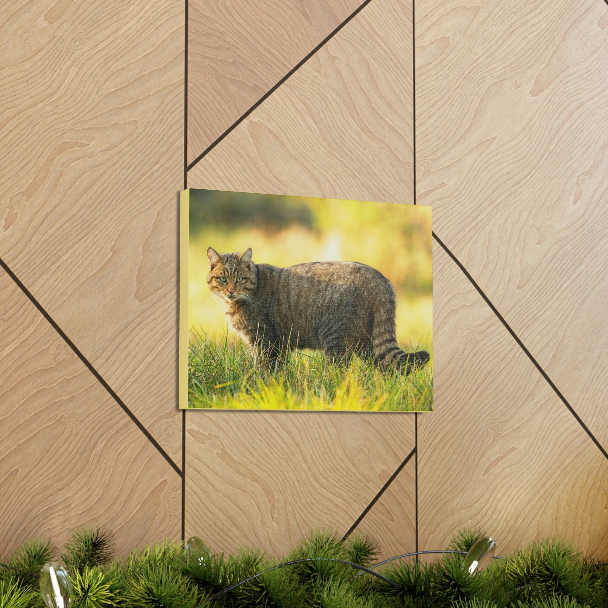 Scripture Walls Majestic Wildcat Art Majestic Wildcat Print Animal Wall Art Wildlife Canvas Prints Wall Art Ready to Hang Unframed-Express Your Love Gifts