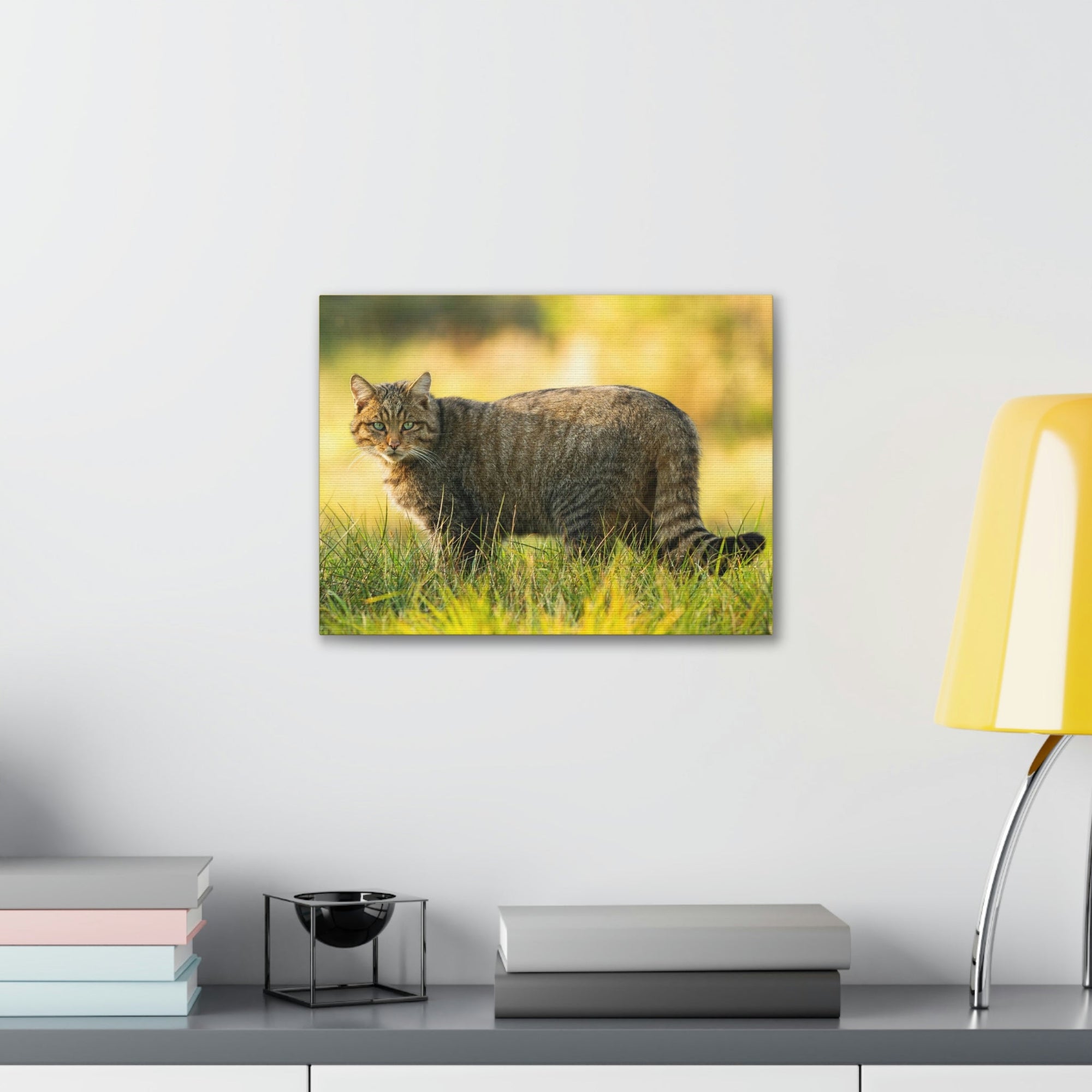 Scripture Walls Majestic Wildcat Art Majestic Wildcat Print Animal Wall Art Wildlife Canvas Prints Wall Art Ready to Hang Unframed-Express Your Love Gifts