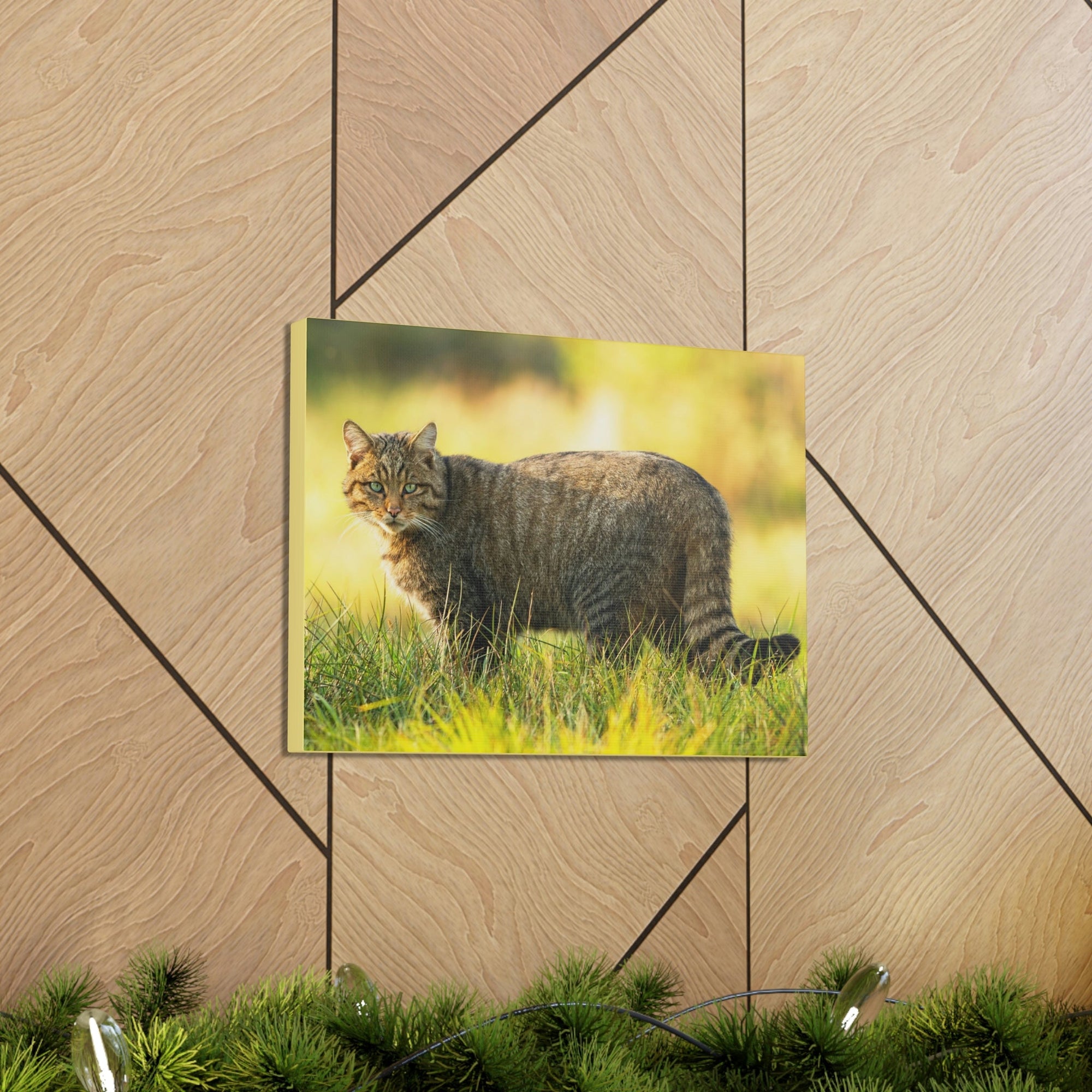 Scripture Walls Majestic Wildcat Art Majestic Wildcat Print Animal Wall Art Wildlife Canvas Prints Wall Art Ready to Hang Unframed-Express Your Love Gifts